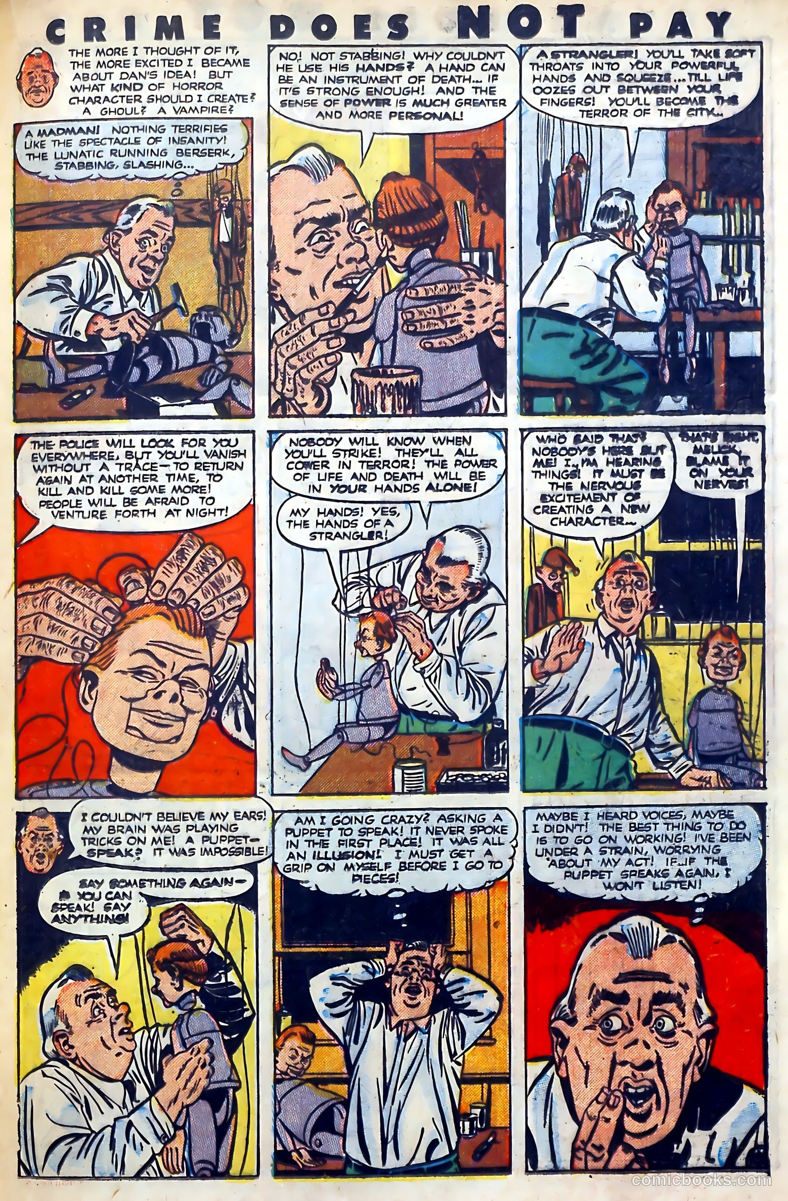 Crime Does Not Pay #94 (1950) — page 35 of 52