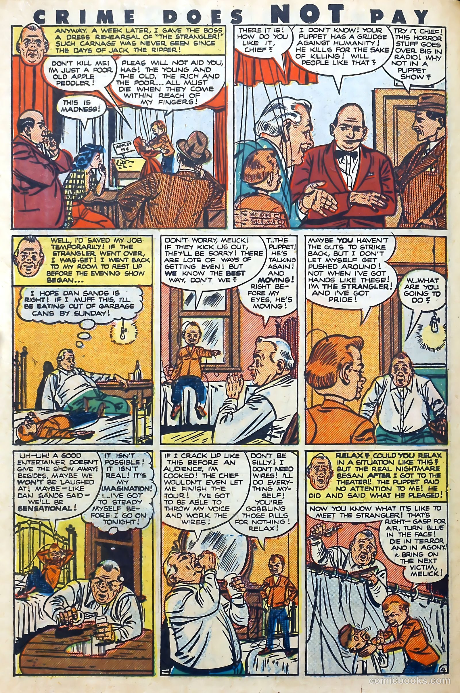 Crime Does Not Pay #94 (1950) — page 36 of 52