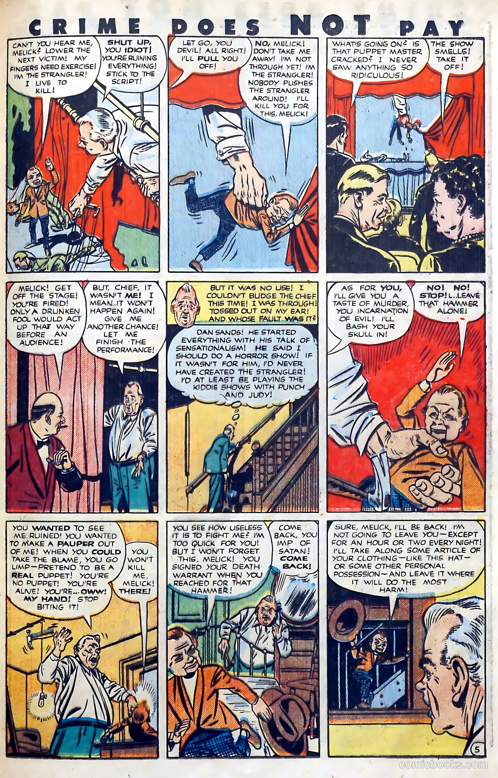 Crime Does Not Pay #94 (1950) — page 37 of 52