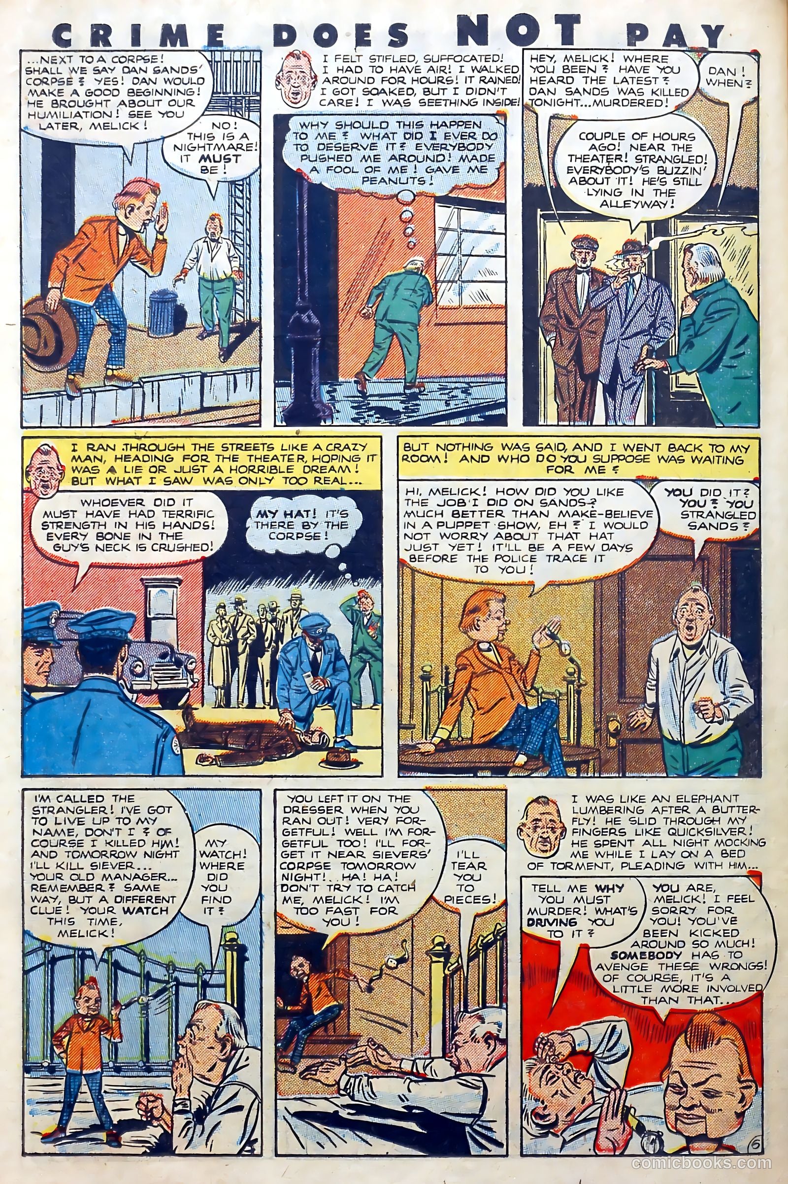 Crime Does Not Pay #94 (1950) — page 38 of 52