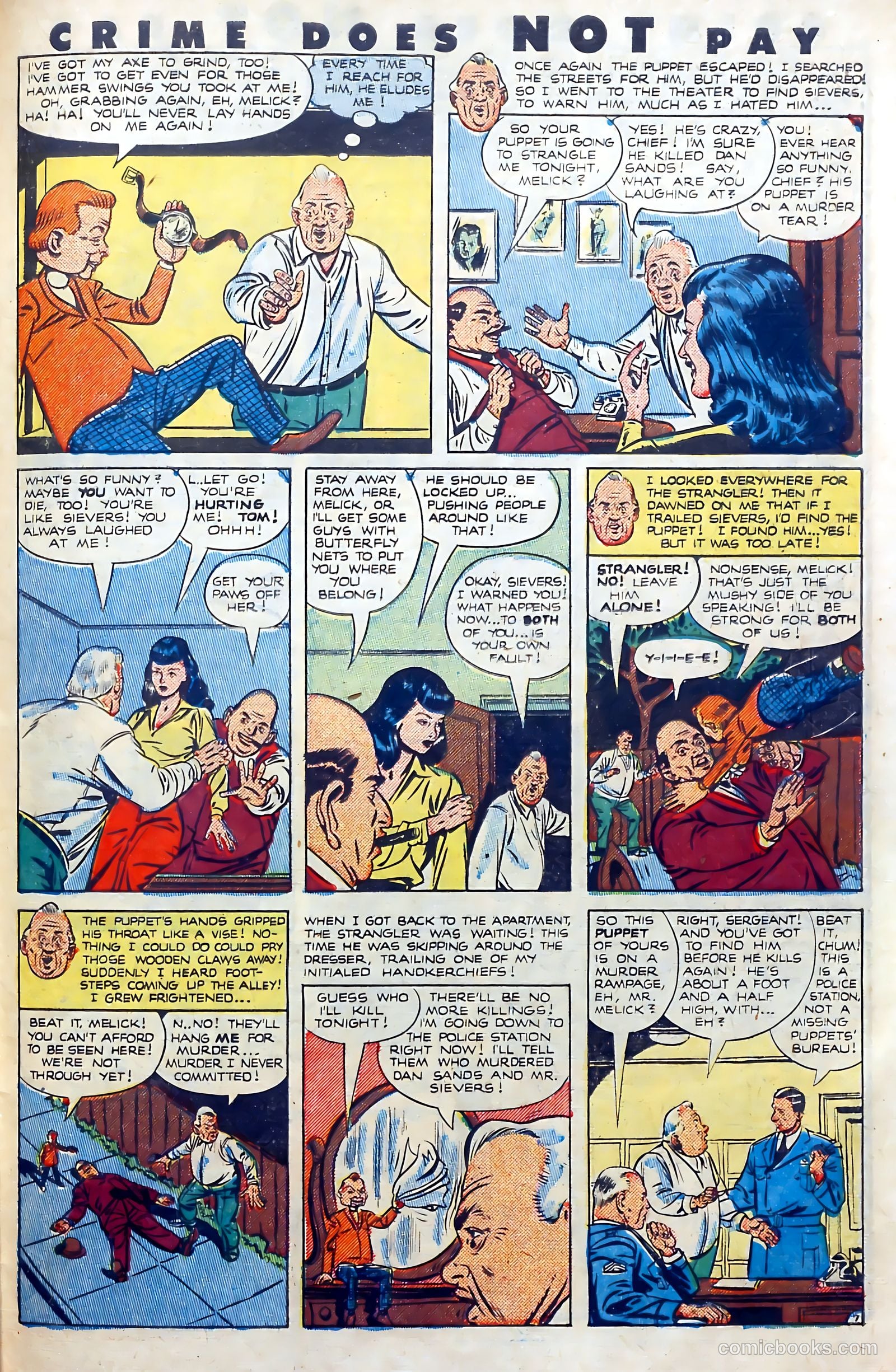Crime Does Not Pay #94 (1950) — page 39 of 52
