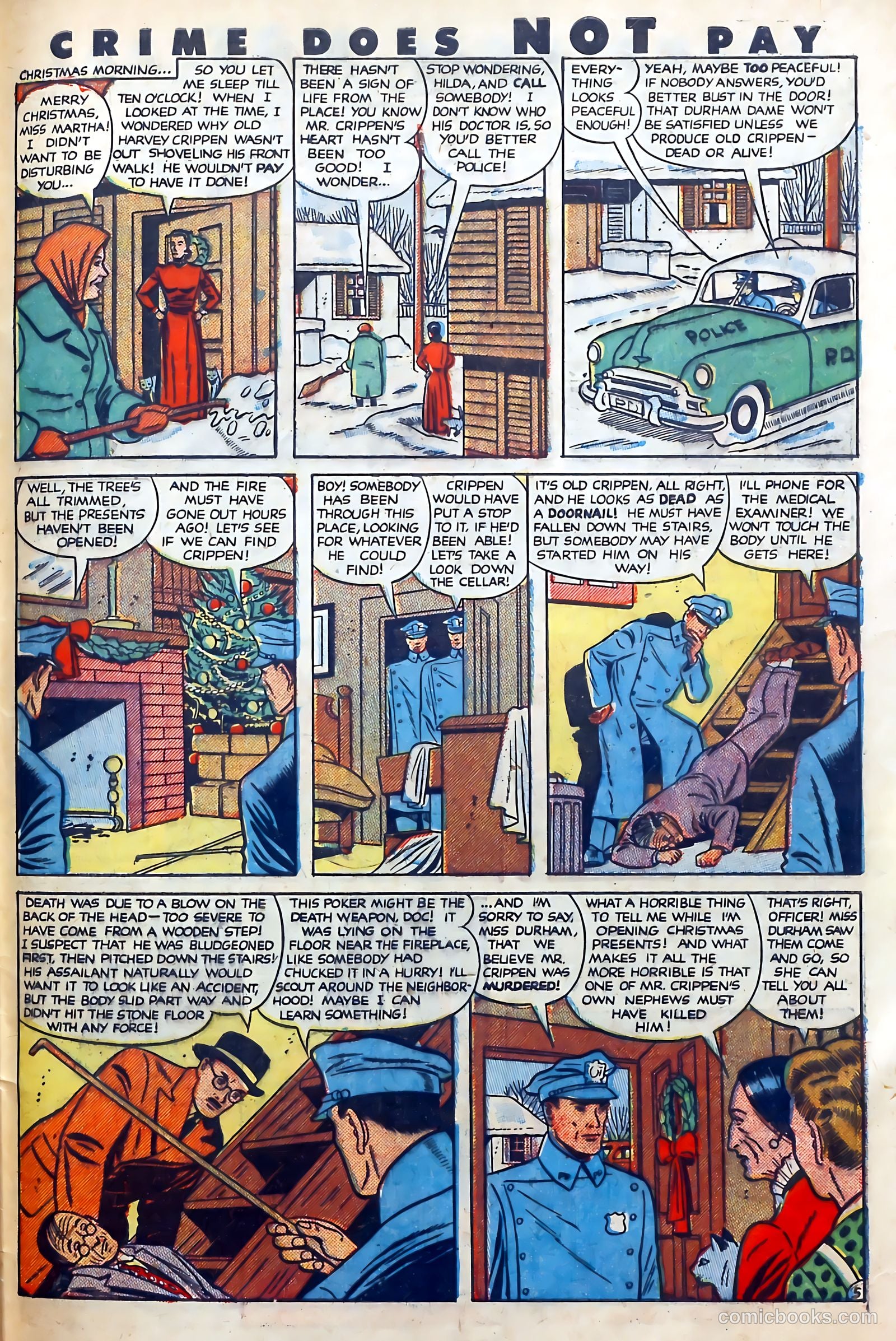 Crime Does Not Pay #94 (1950) — page 47 of 52