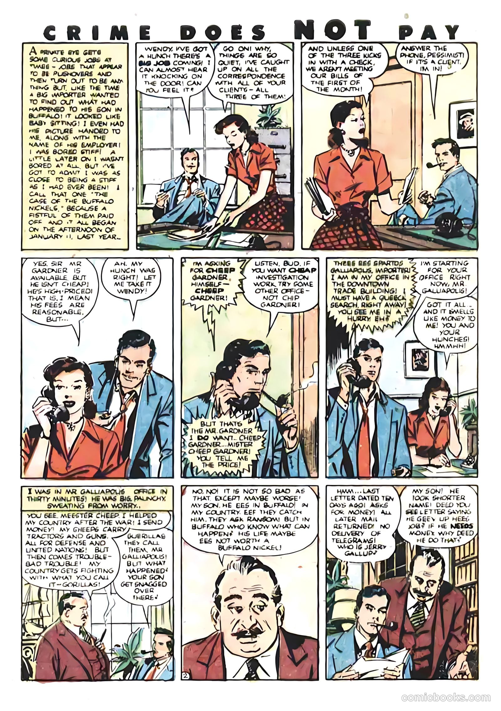 Crime Does Not Pay #95 (1951) — page 4 of 53