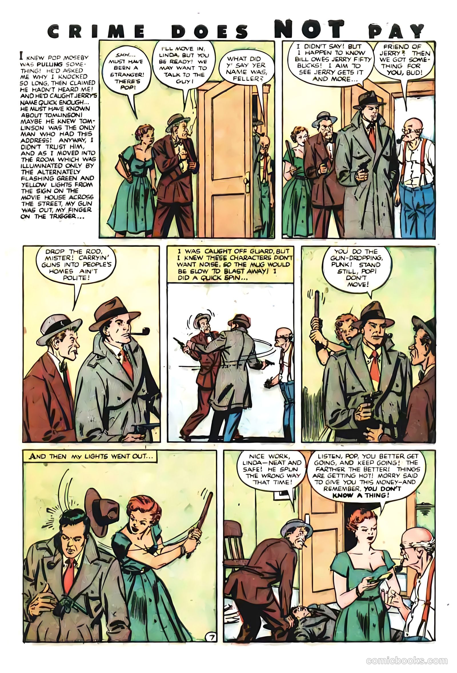 Crime Does Not Pay #95 (1951) — page 9 of 53