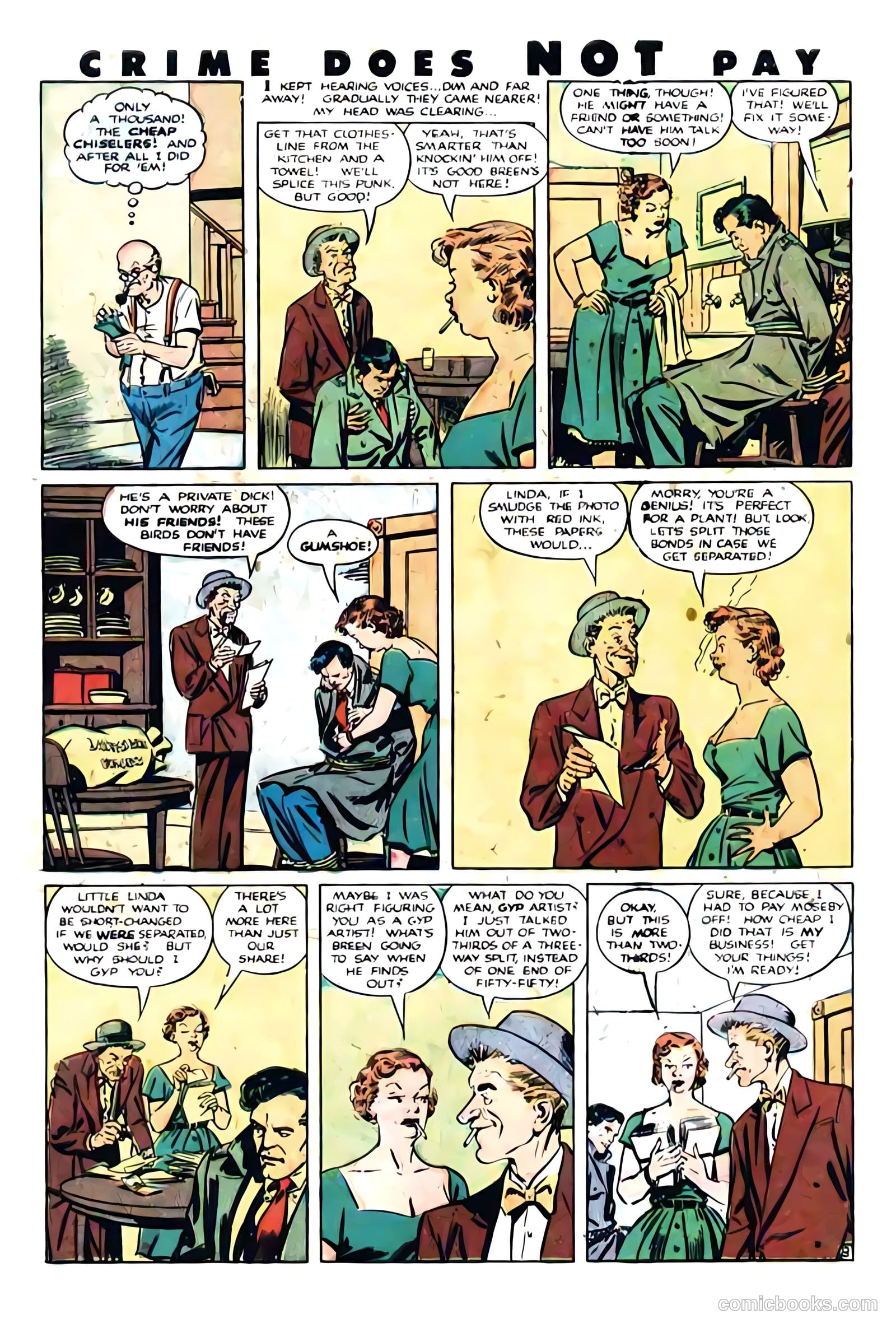 Crime Does Not Pay #95 (1951) — page 10 of 53