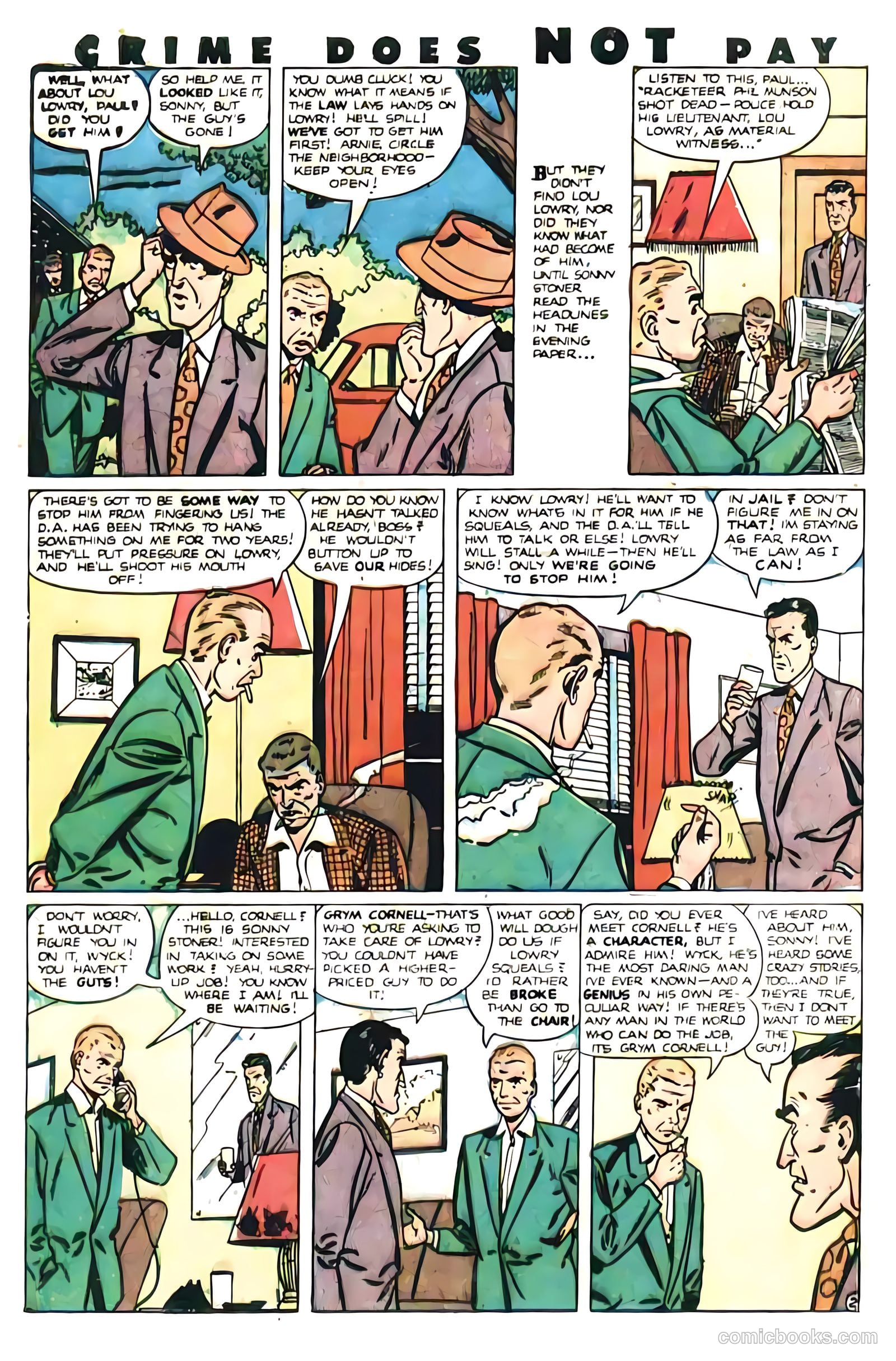 Crime Does Not Pay #95 (1951) — page 21 of 53