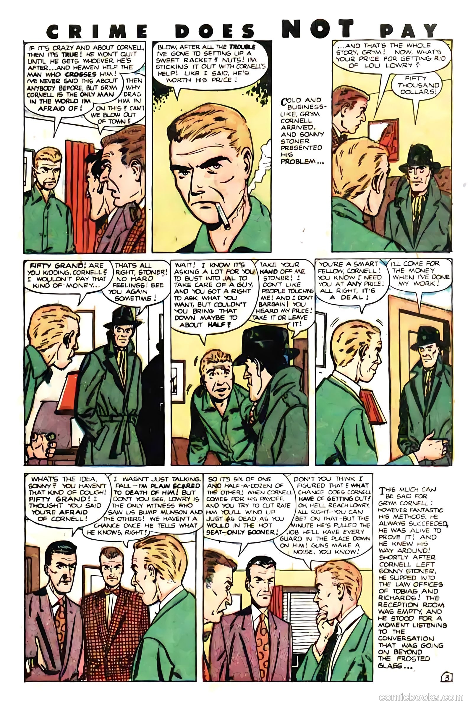 Crime Does Not Pay #95 (1951) — page 22 of 53