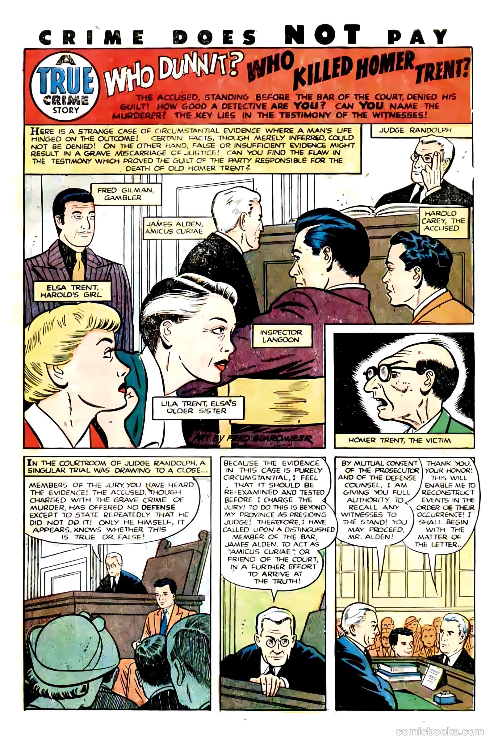 Crime Does Not Pay #95 (1951) — page 44 of 53