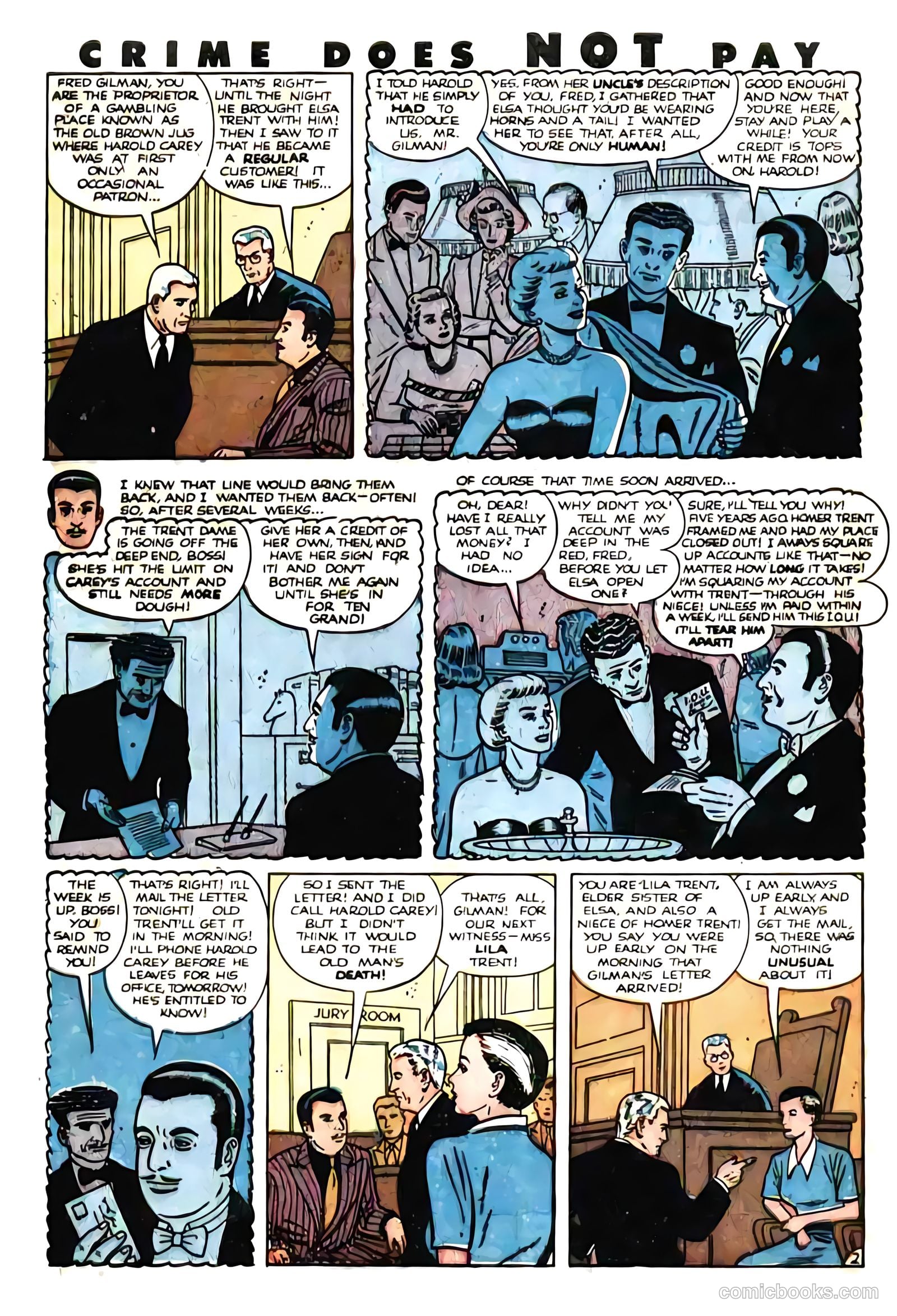 Crime Does Not Pay #95 (1951) — page 45 of 53
