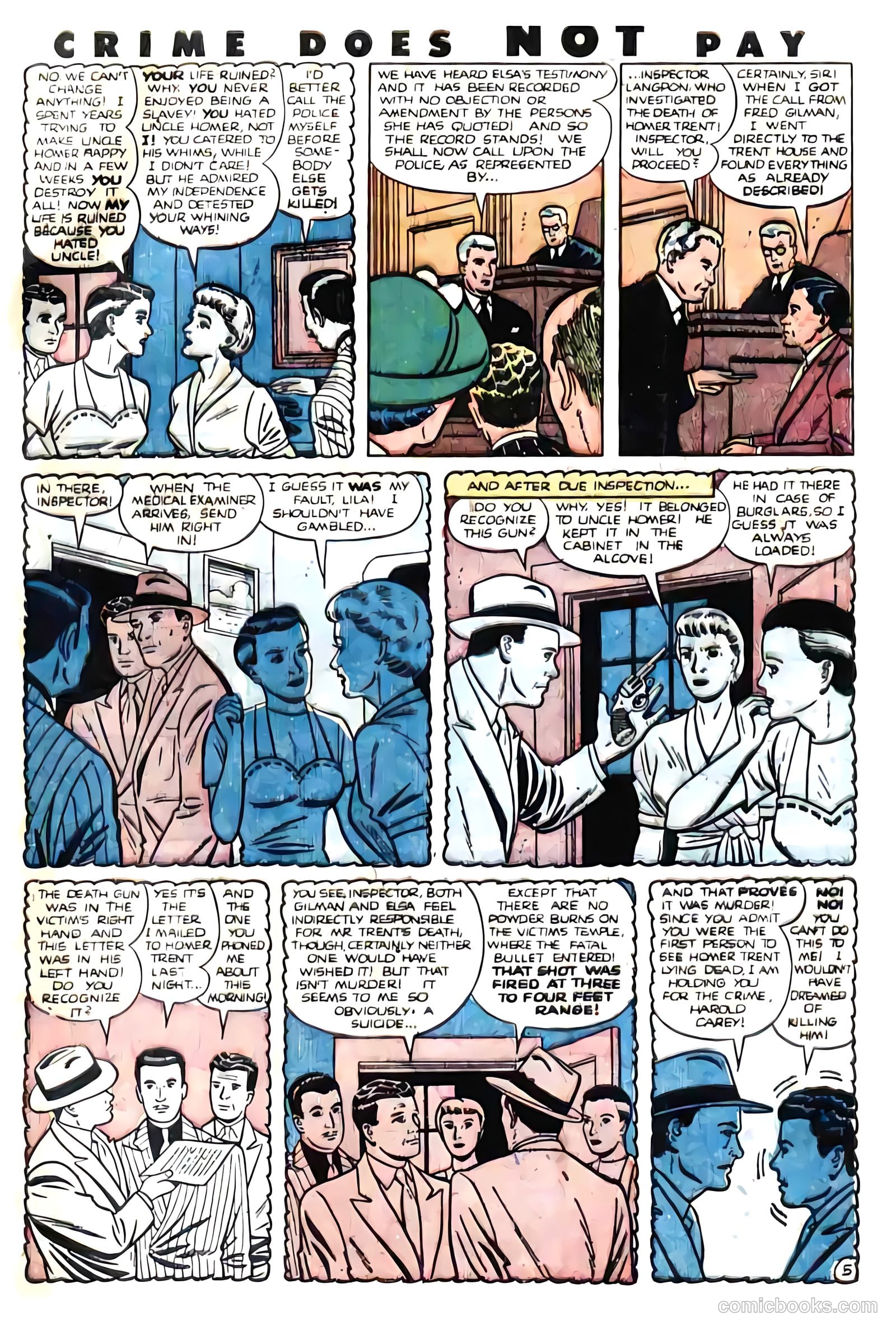 Crime Does Not Pay #95 (1951) — page 48 of 53