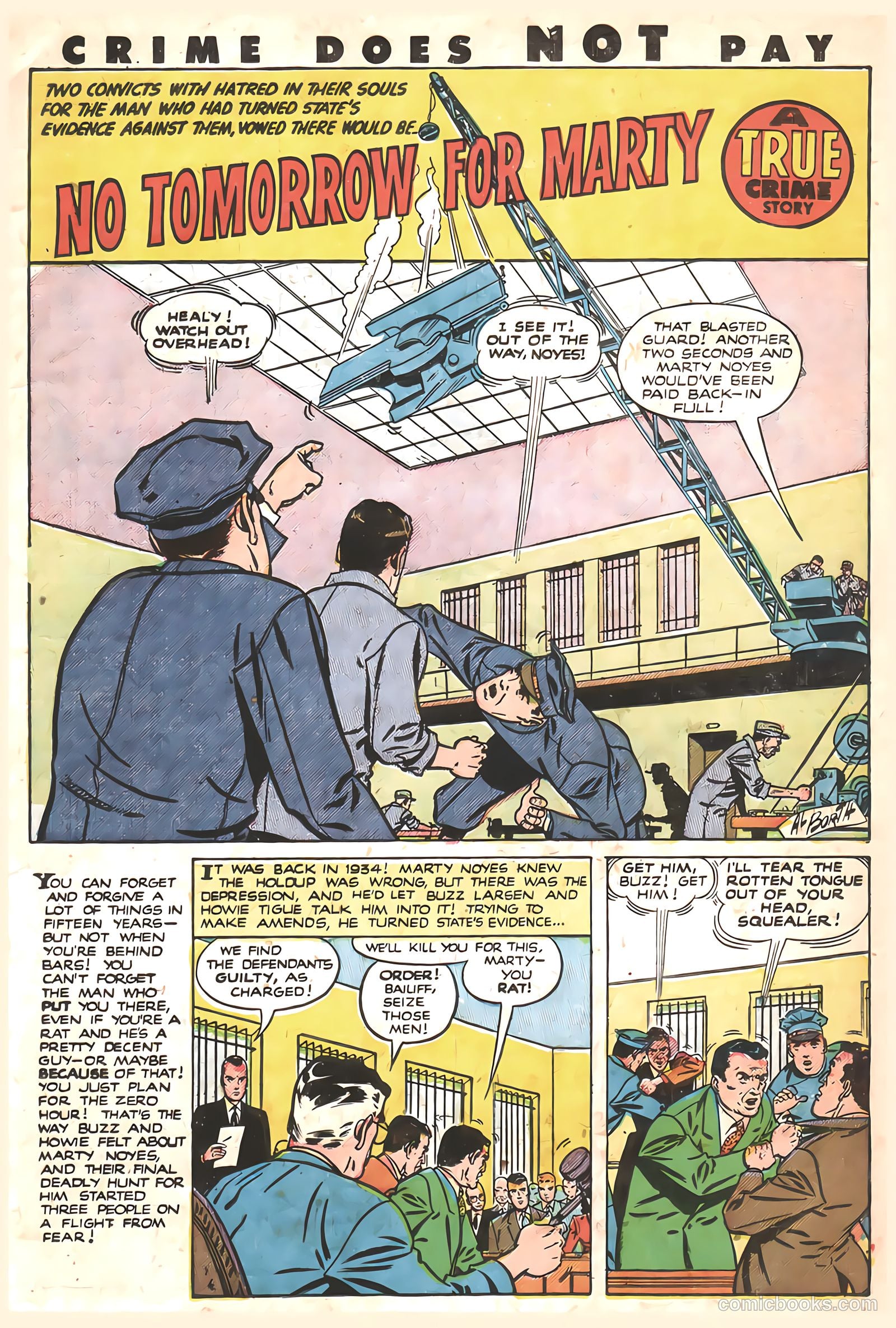 Crime Does Not Pay #96 (1951) — page 17 of 52