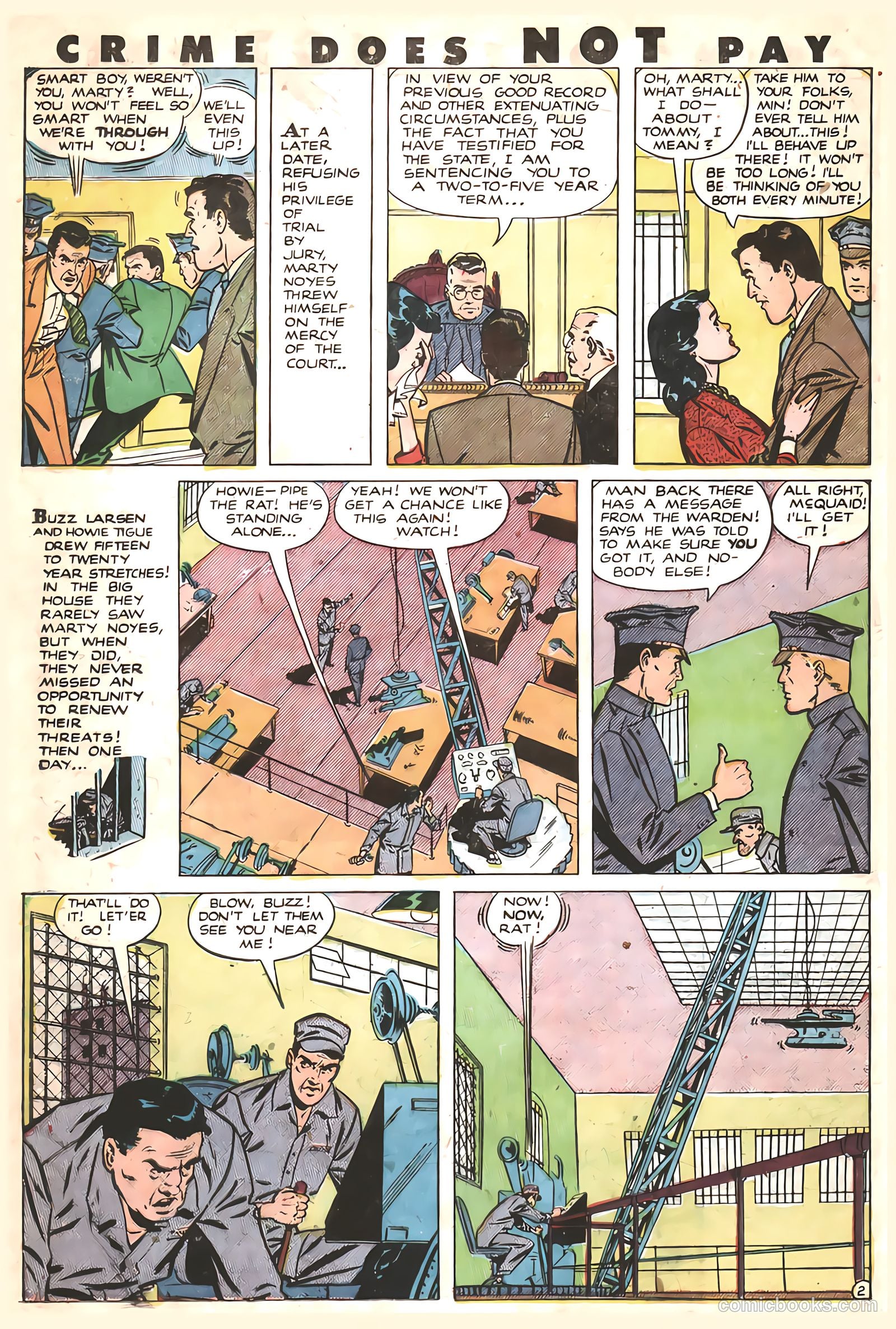 Crime Does Not Pay #96 (1951) — page 18 of 52