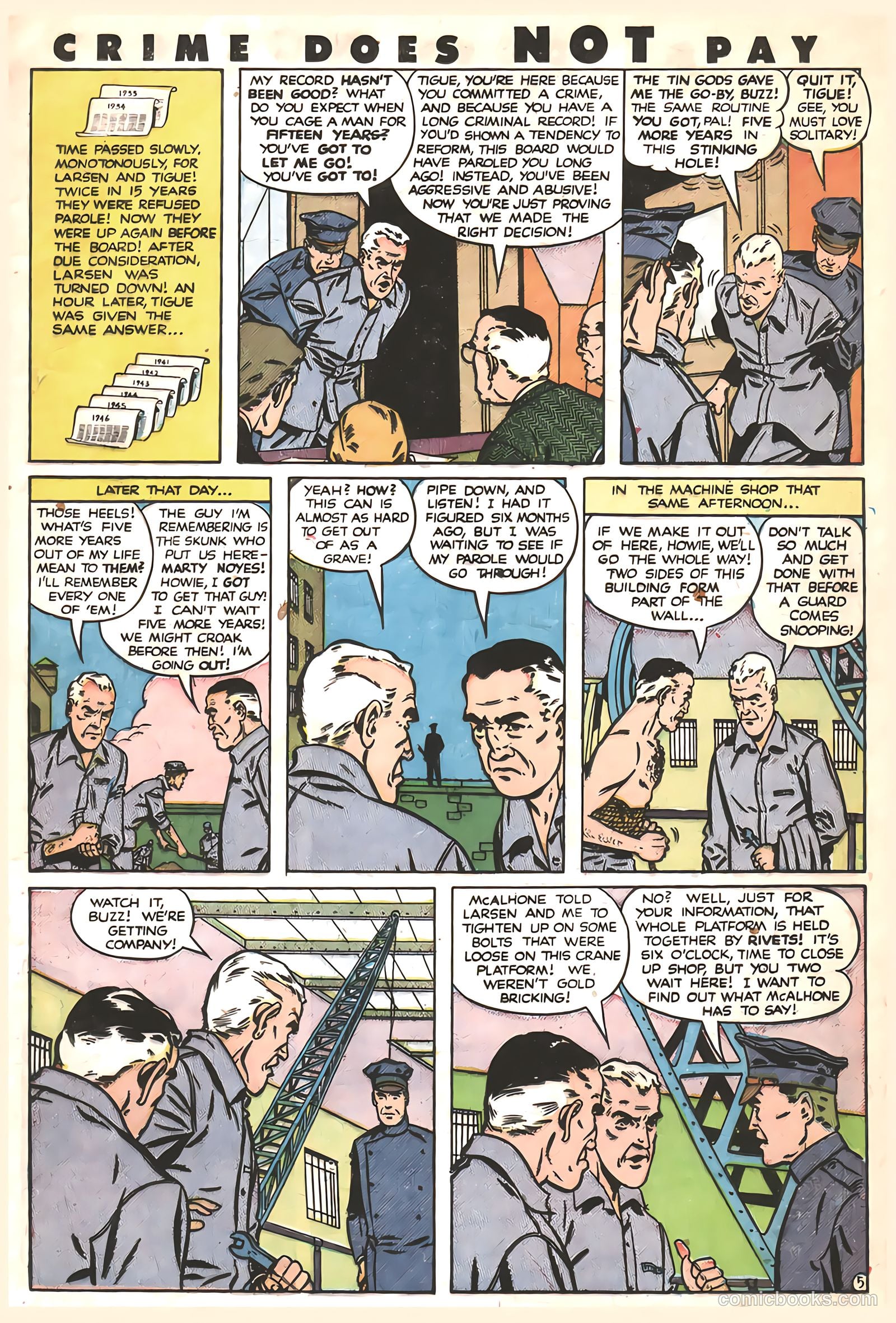Crime Does Not Pay #96 (1951) — page 21 of 52