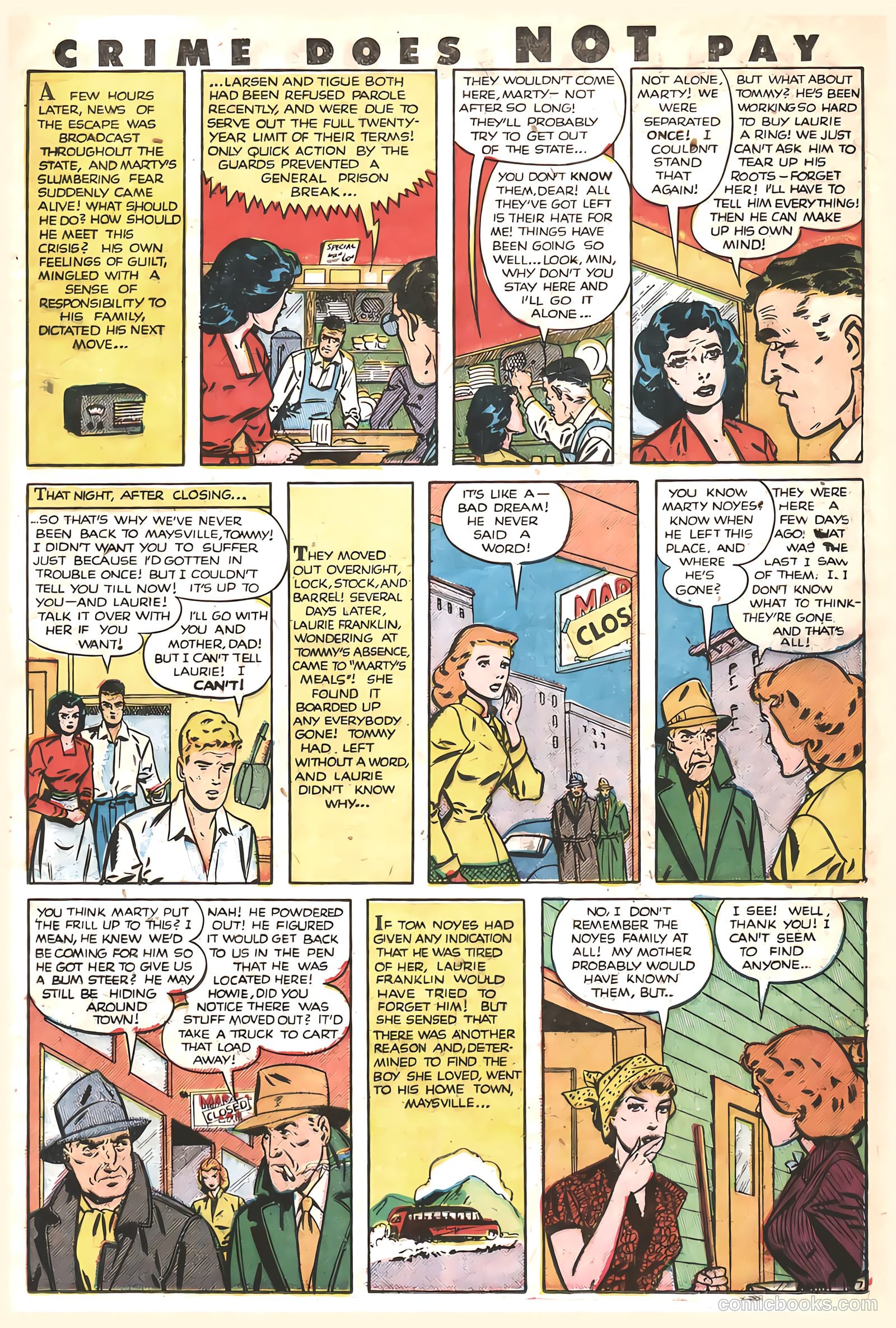 Crime Does Not Pay #96 (1951) — page 23 of 52