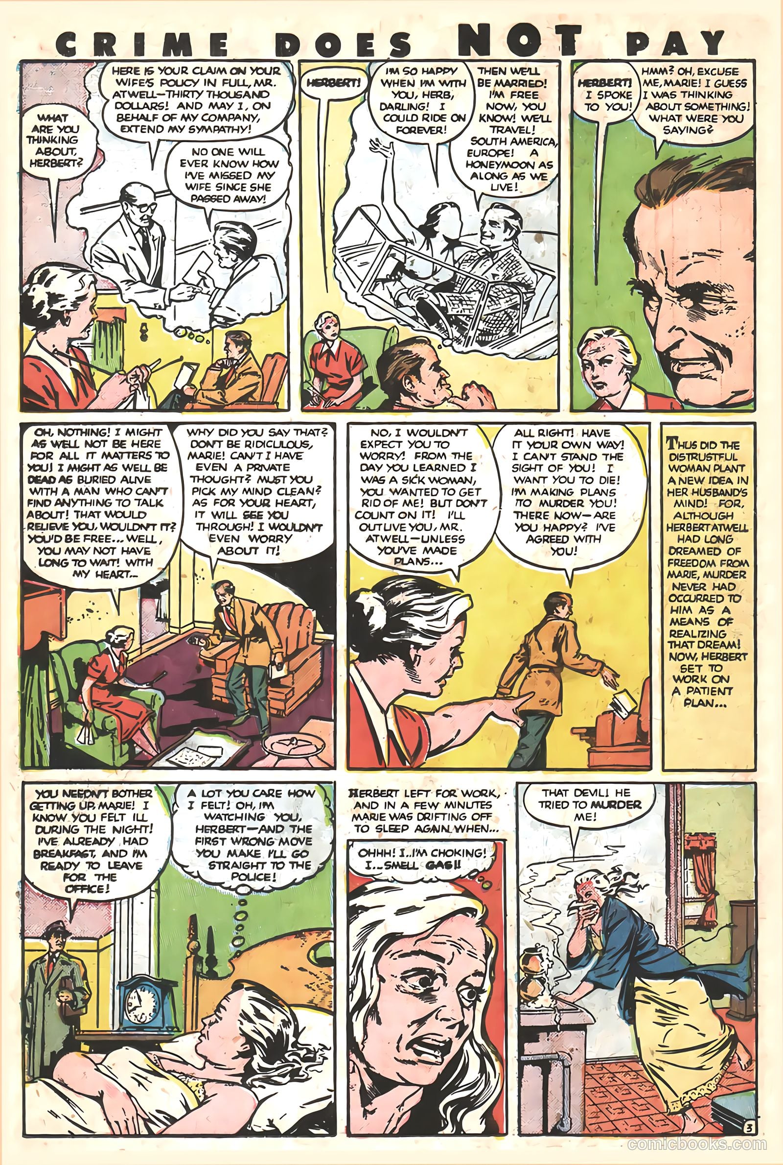 Crime Does Not Pay #96 (1951) — page 36 of 52