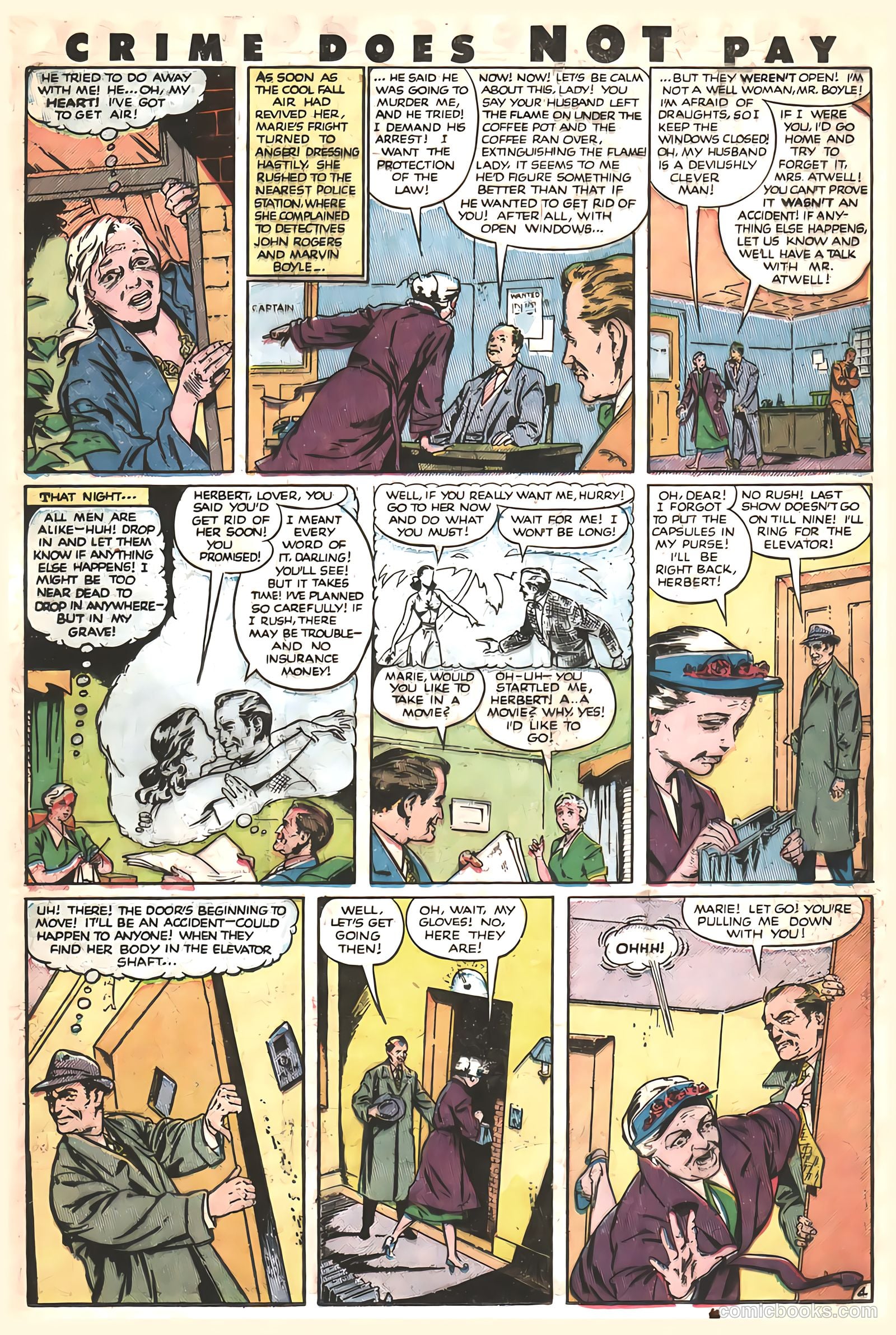 Crime Does Not Pay #96 (1951) — page 37 of 52