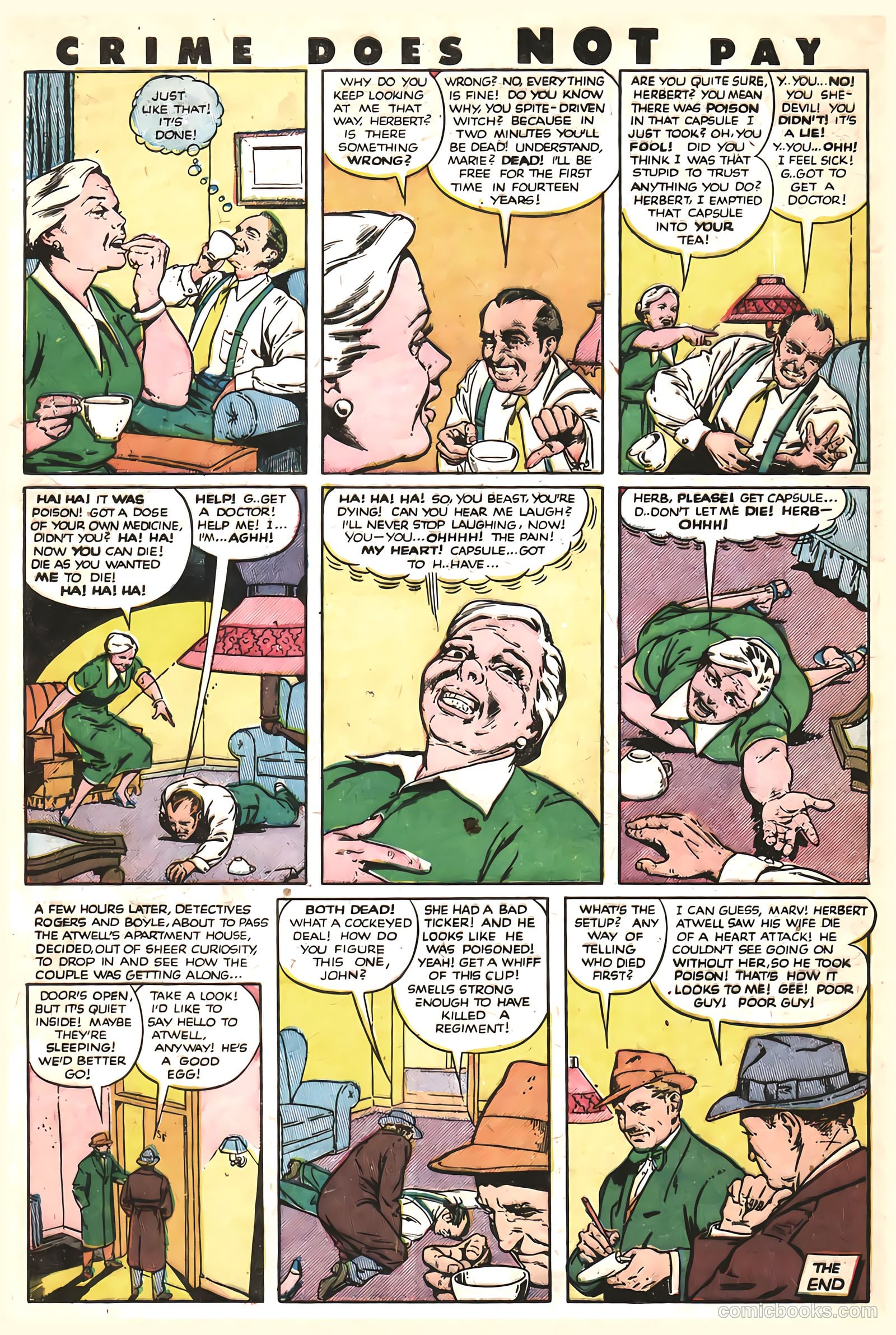 Crime Does Not Pay #96 (1951) — page 40 of 52