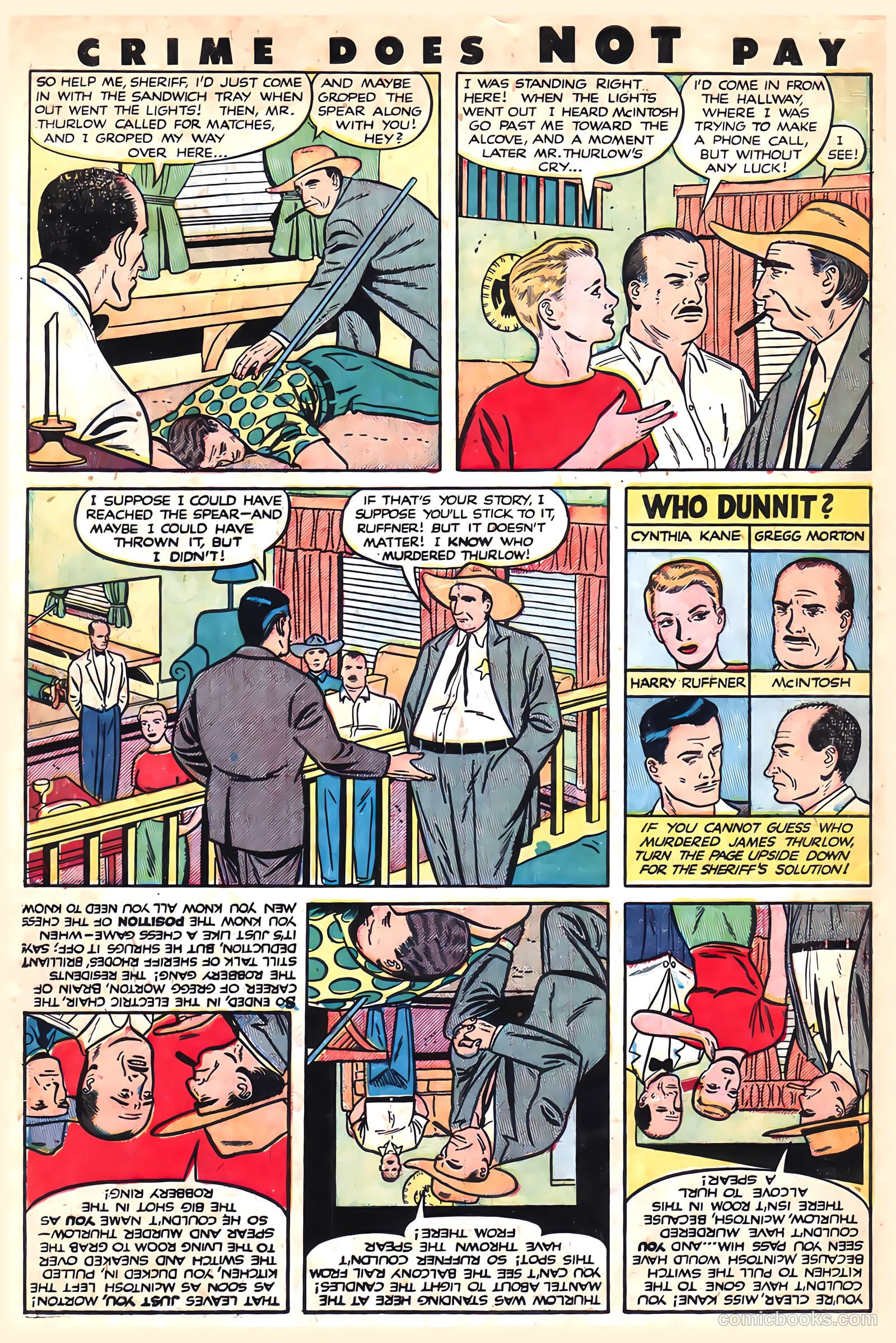 Crime Does Not Pay #96 (1951) — page 48 of 52