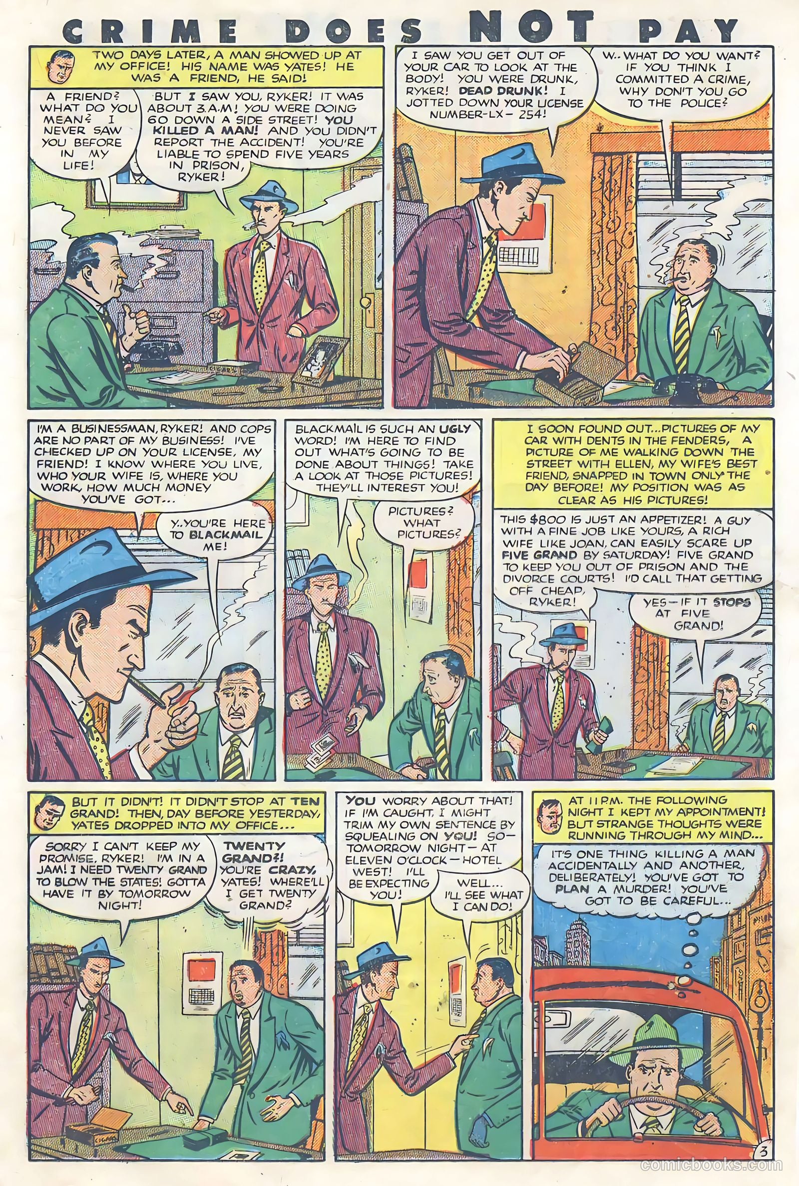 Crime Does Not Pay #97 (1951) — page 21 of 52