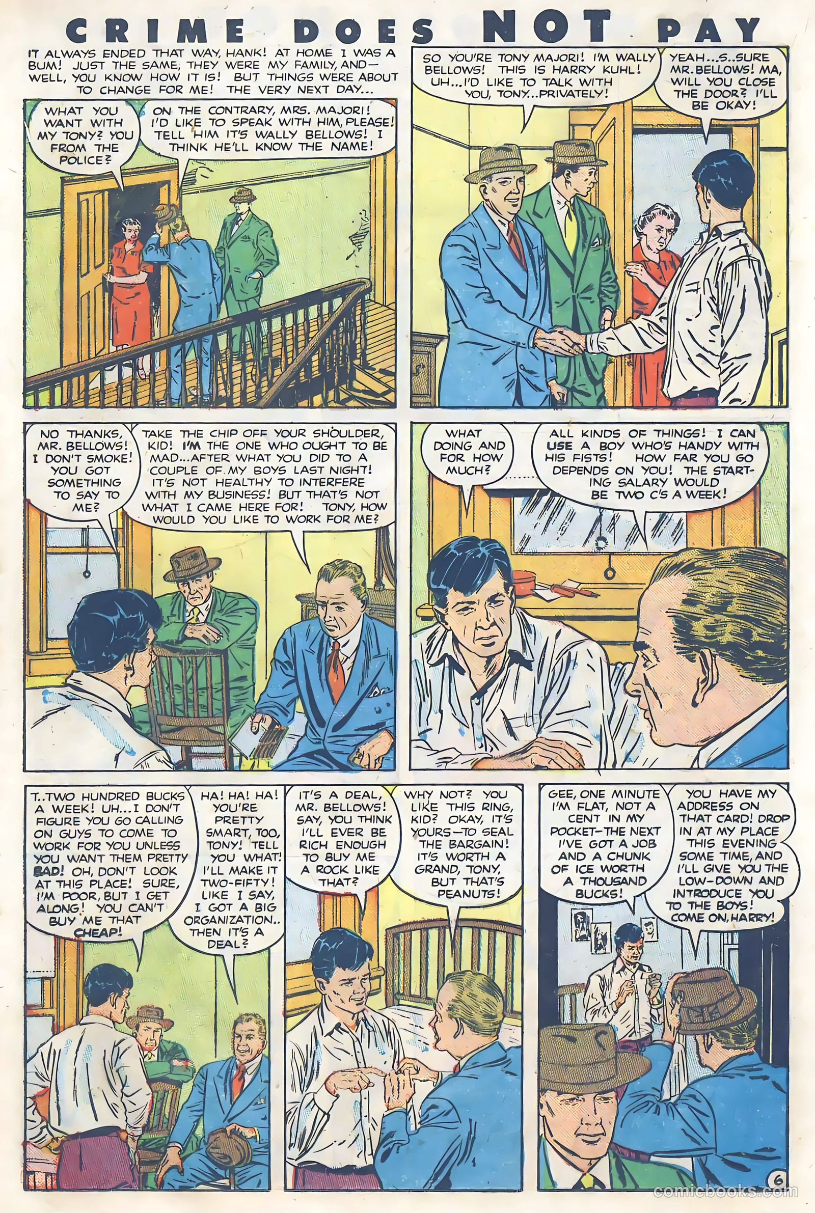 Crime Does Not Pay #97 (1951) — page 35 of 52