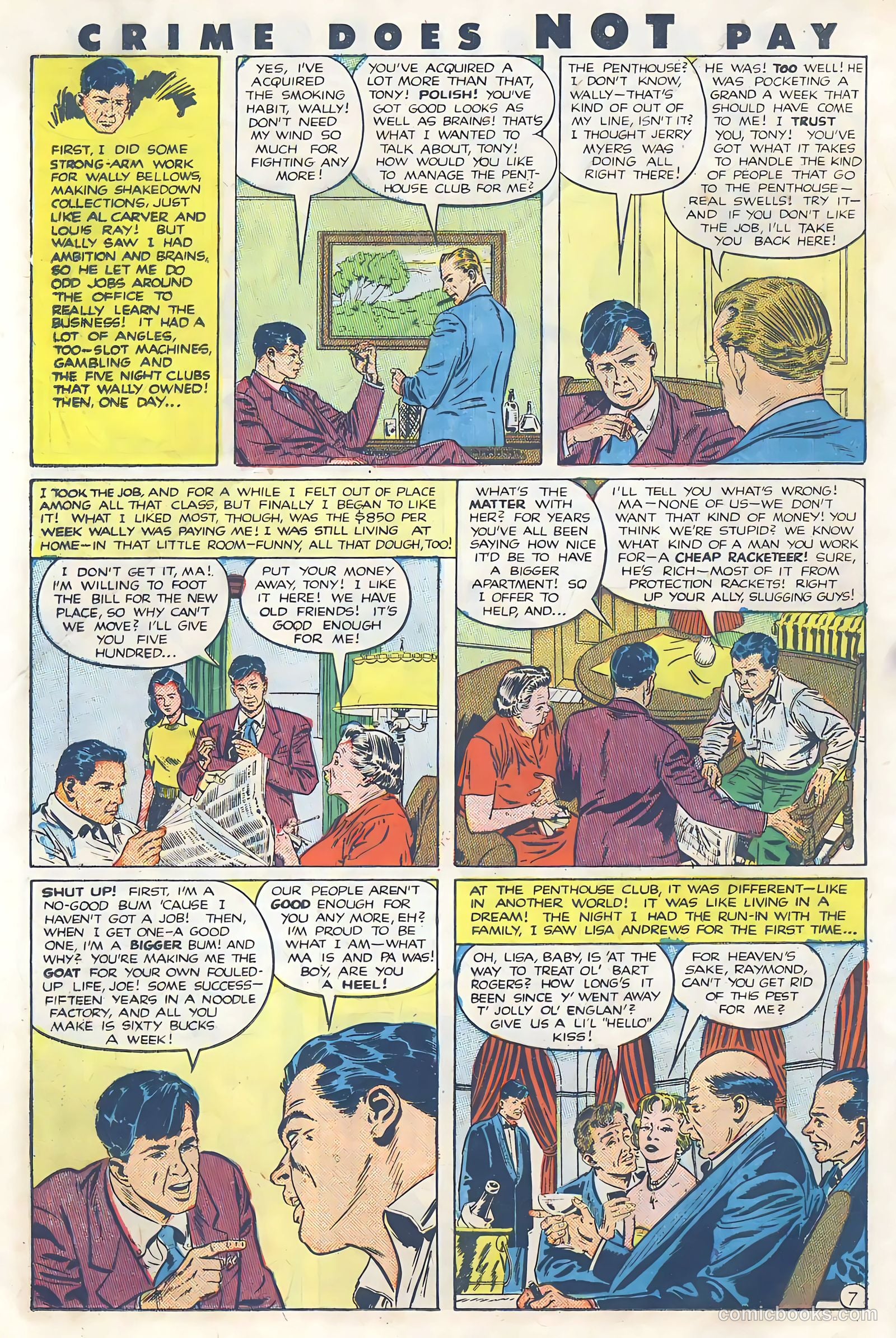 Crime Does Not Pay #97 (1951) — page 36 of 52