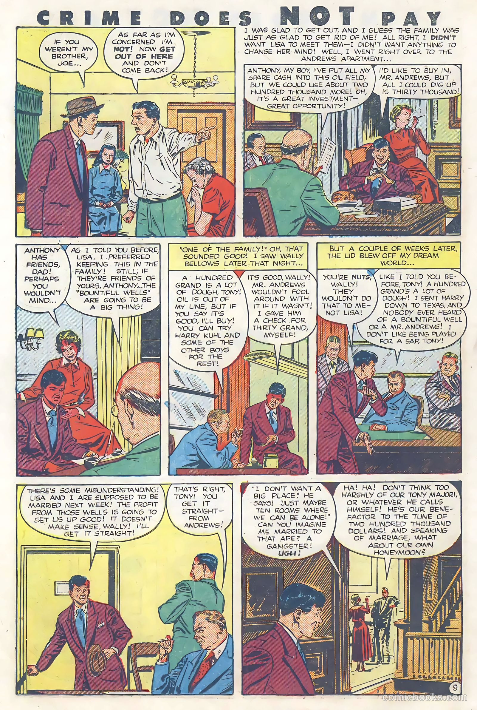 Crime Does Not Pay #97 (1951) — page 38 of 52