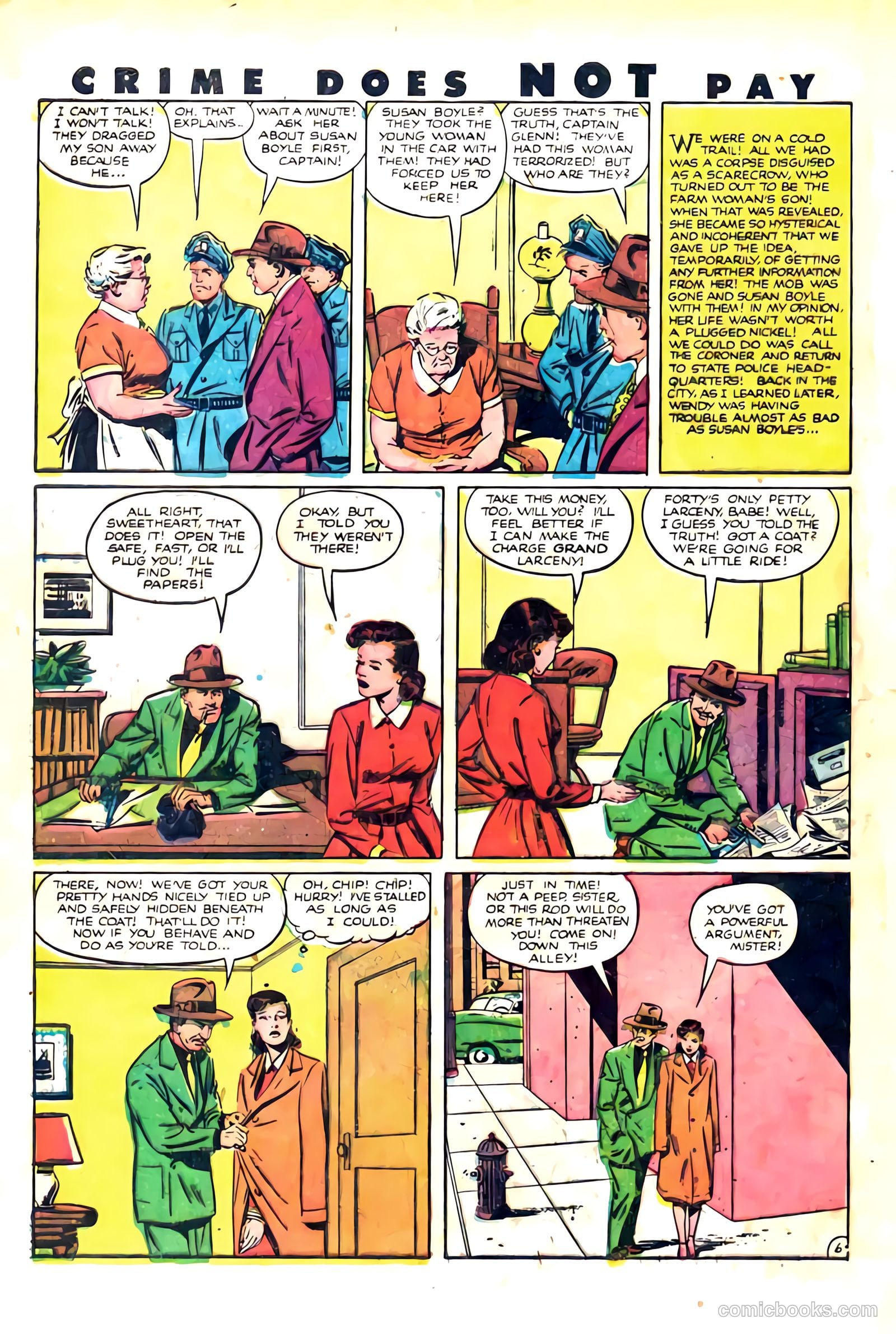 Crime Does Not Pay #98 (1951) — page 8 of 52