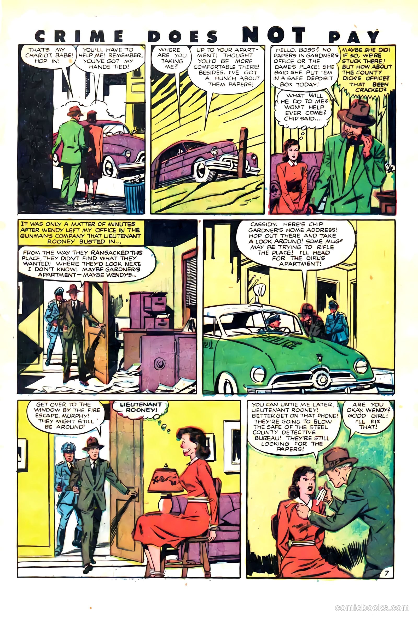 Crime Does Not Pay #98 (1951) — page 9 of 52