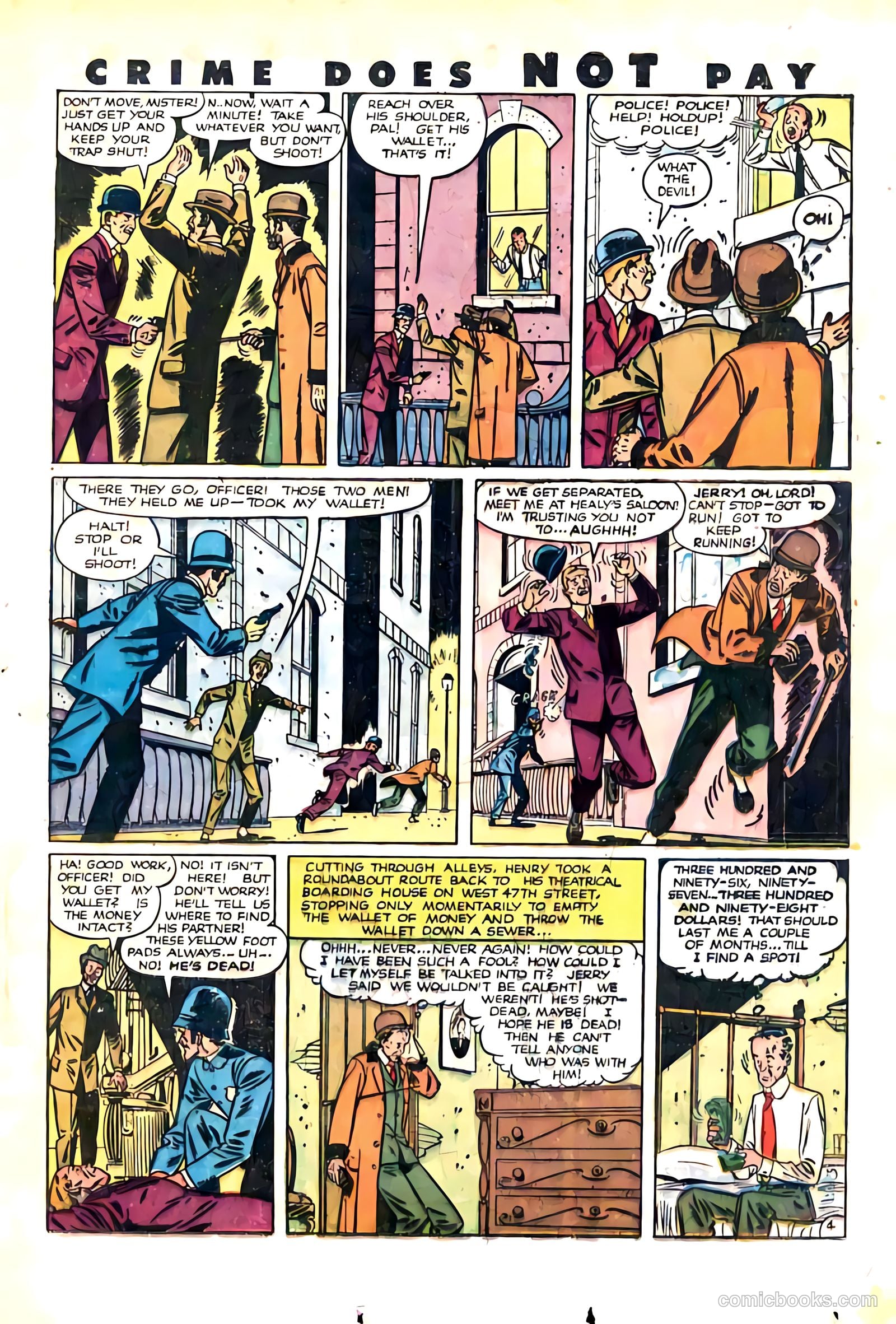 Crime Does Not Pay #98 (1951) — page 35 of 52