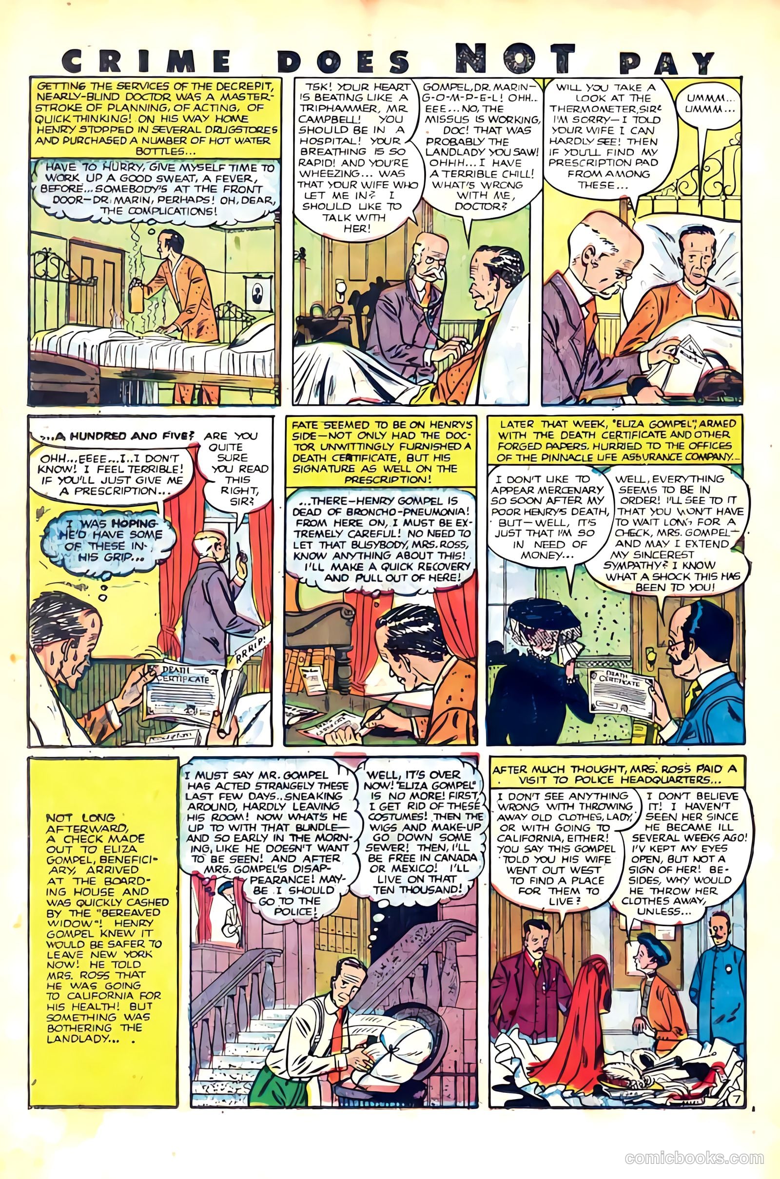 Crime Does Not Pay #98 (1951) — page 38 of 52