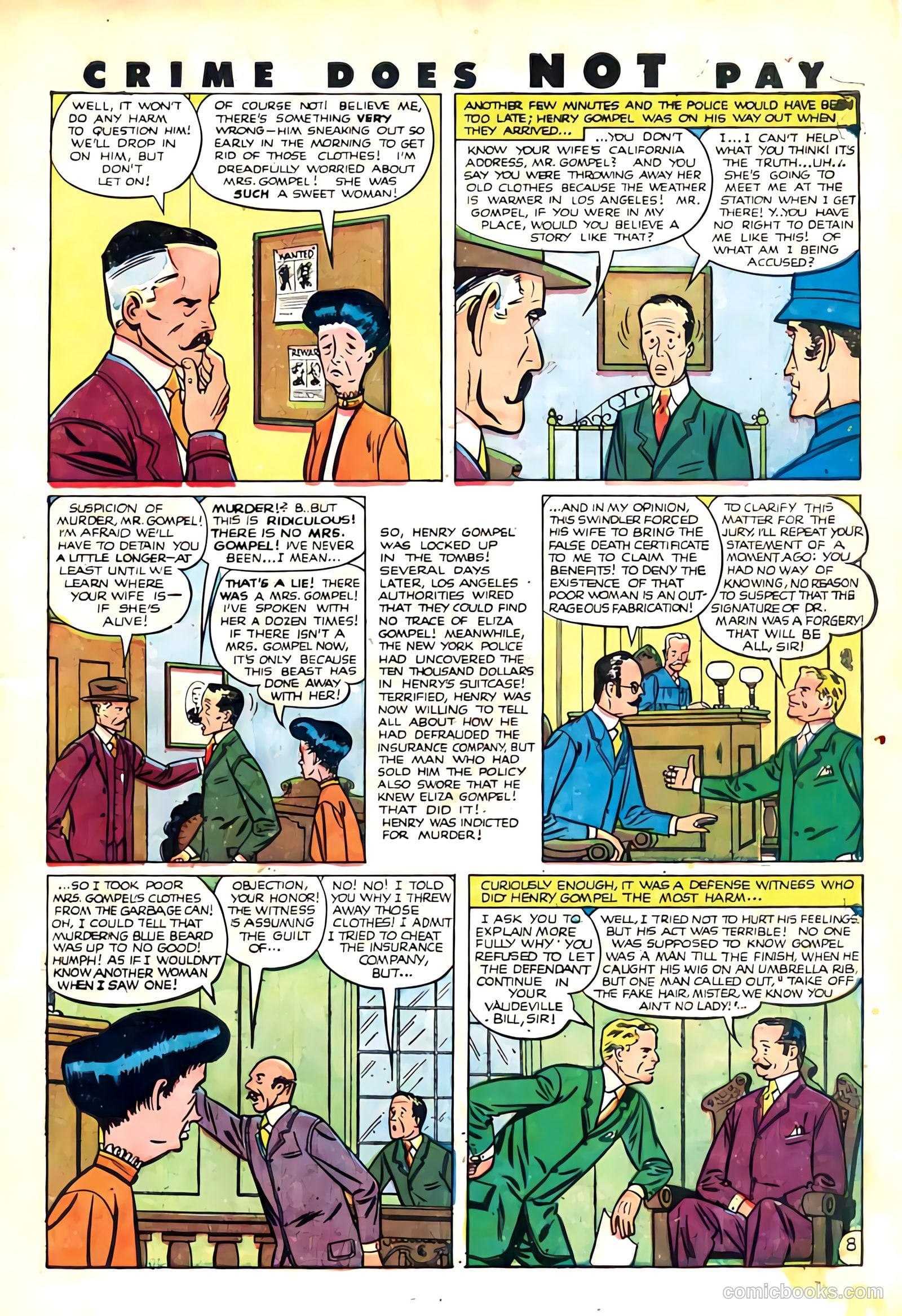 Crime Does Not Pay #98 (1951) — page 39 of 52