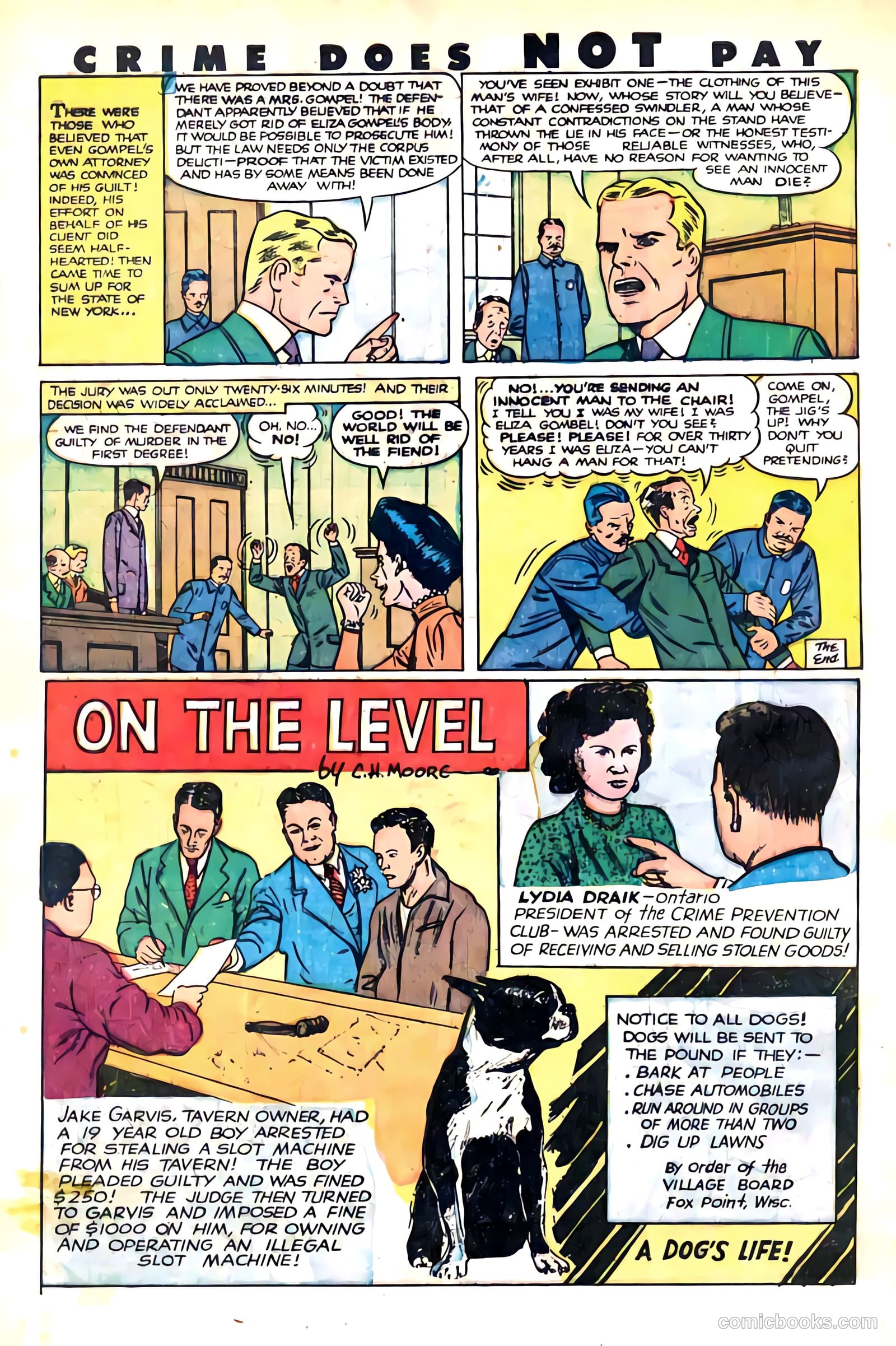 Crime Does Not Pay #98 (1951) — page 40 of 52