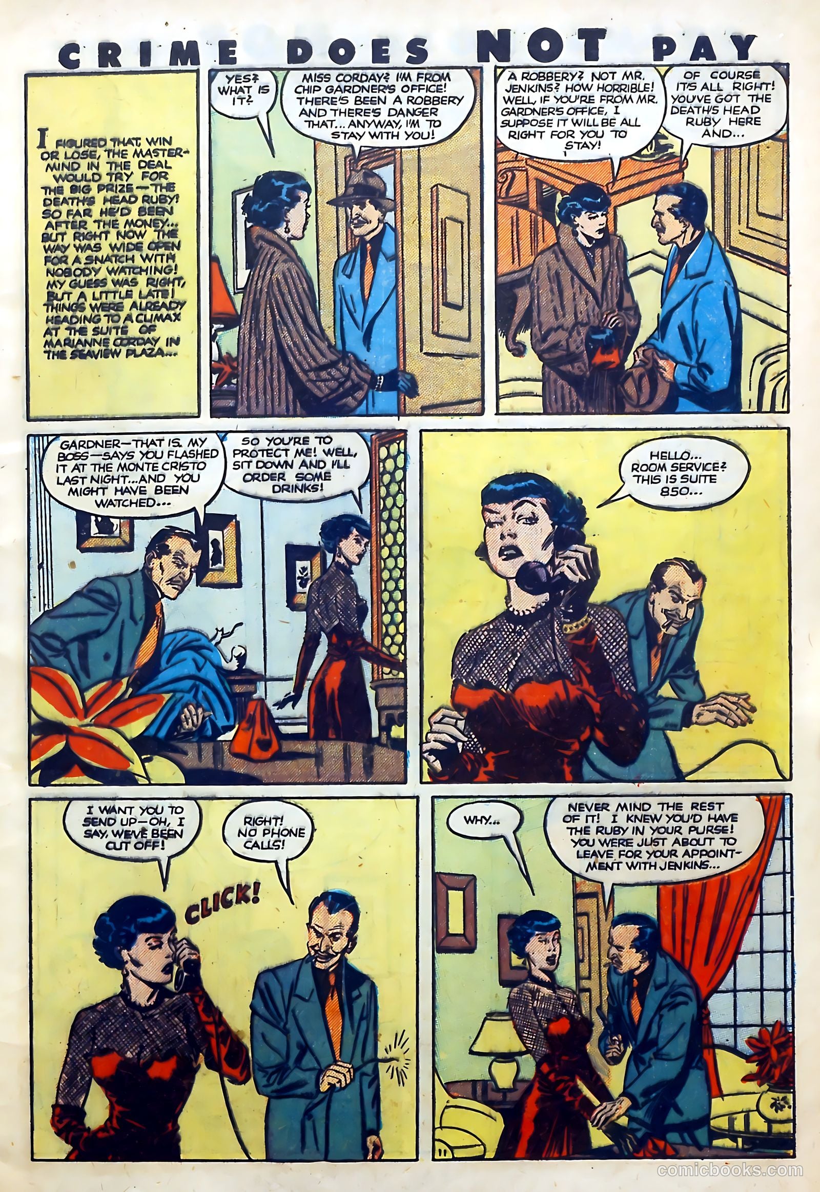 Crime Does Not Pay #99 (1951) — page 13 of 53