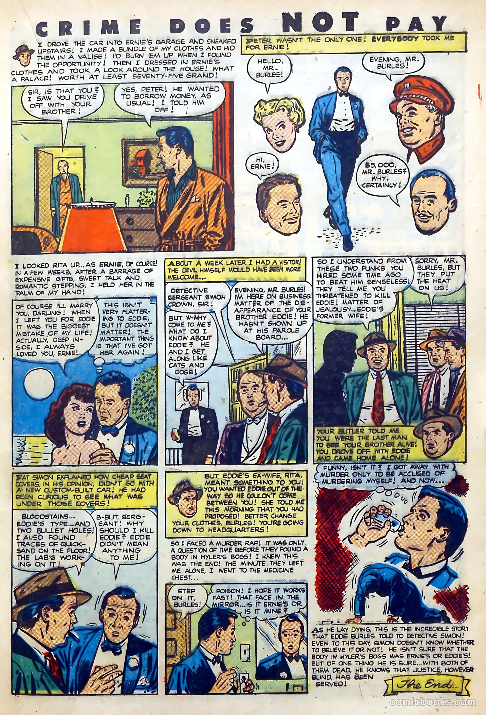Crime Does Not Pay #99 (1951) — page 23 of 53