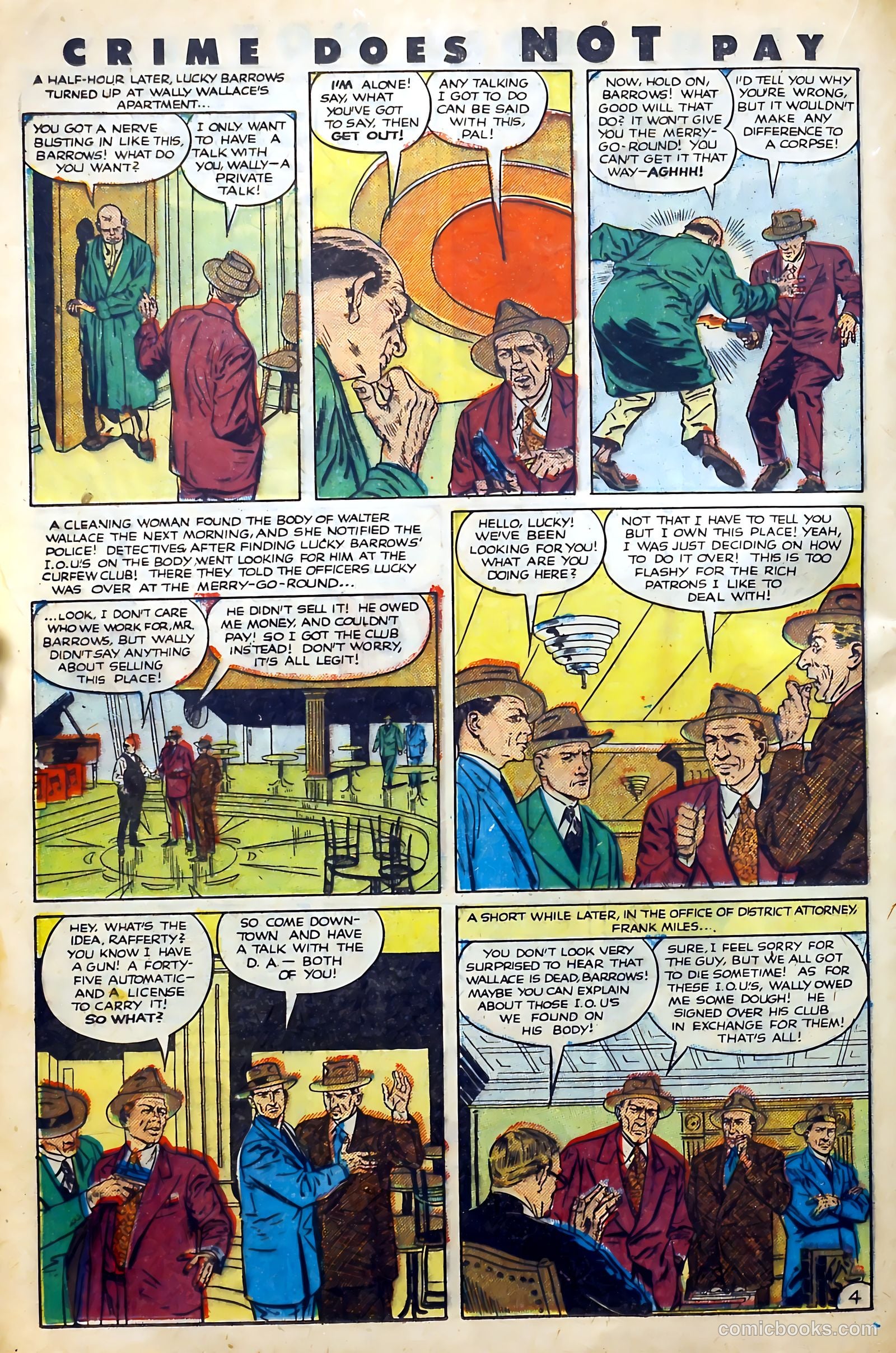Crime Does Not Pay #99 (1951) — page 32 of 53