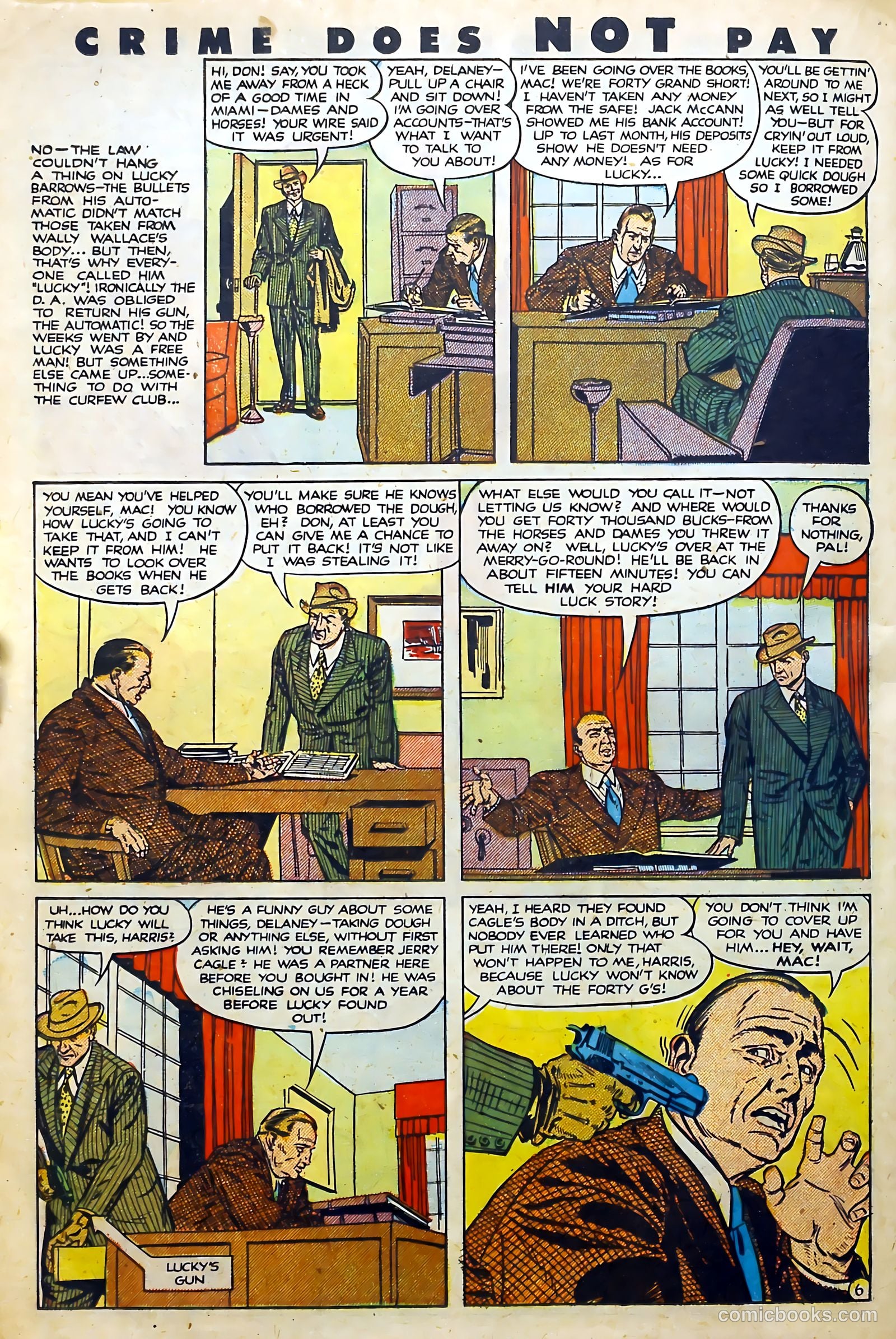 Crime Does Not Pay #99 (1951) — page 34 of 53