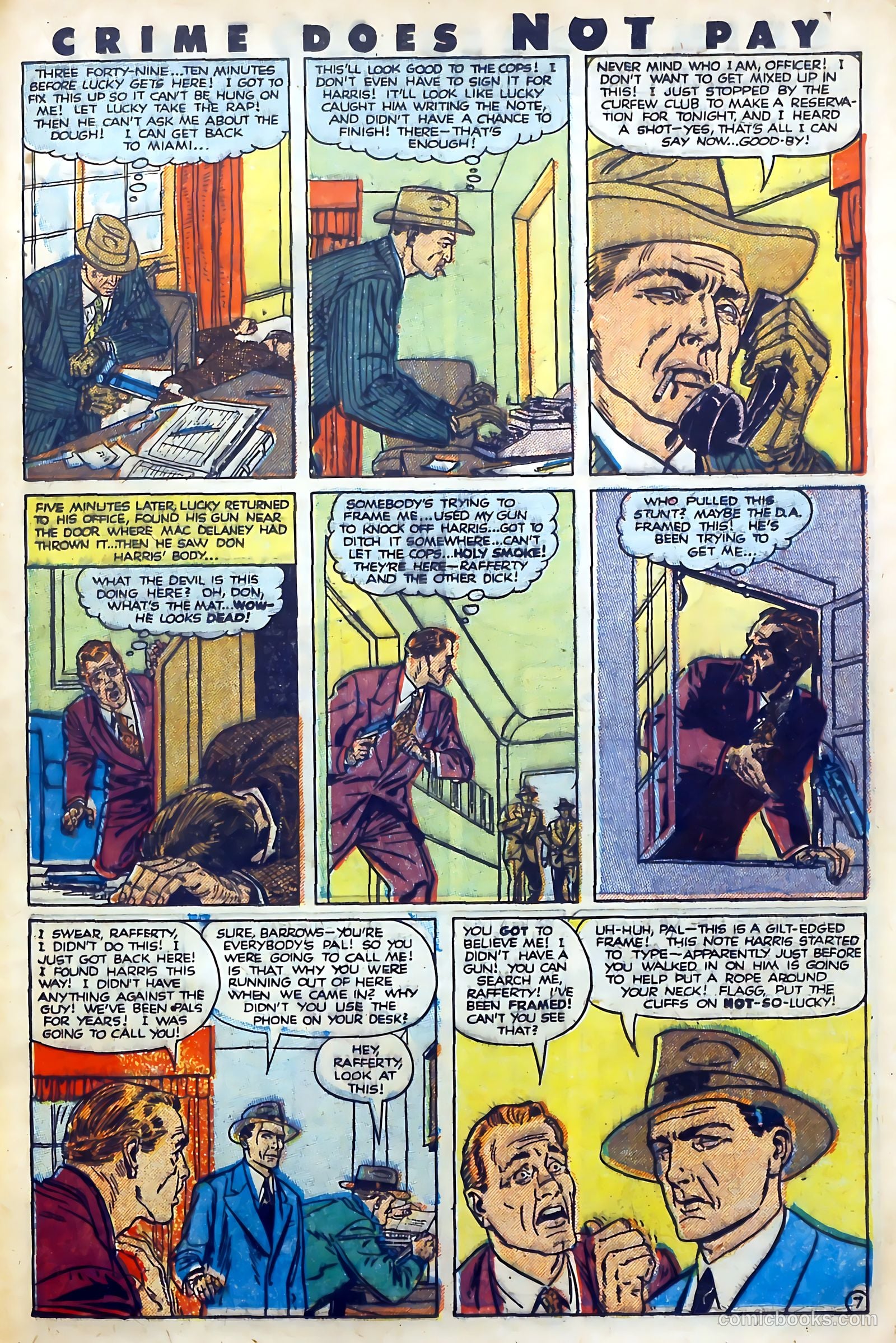 Crime Does Not Pay #99 (1951) — page 35 of 53