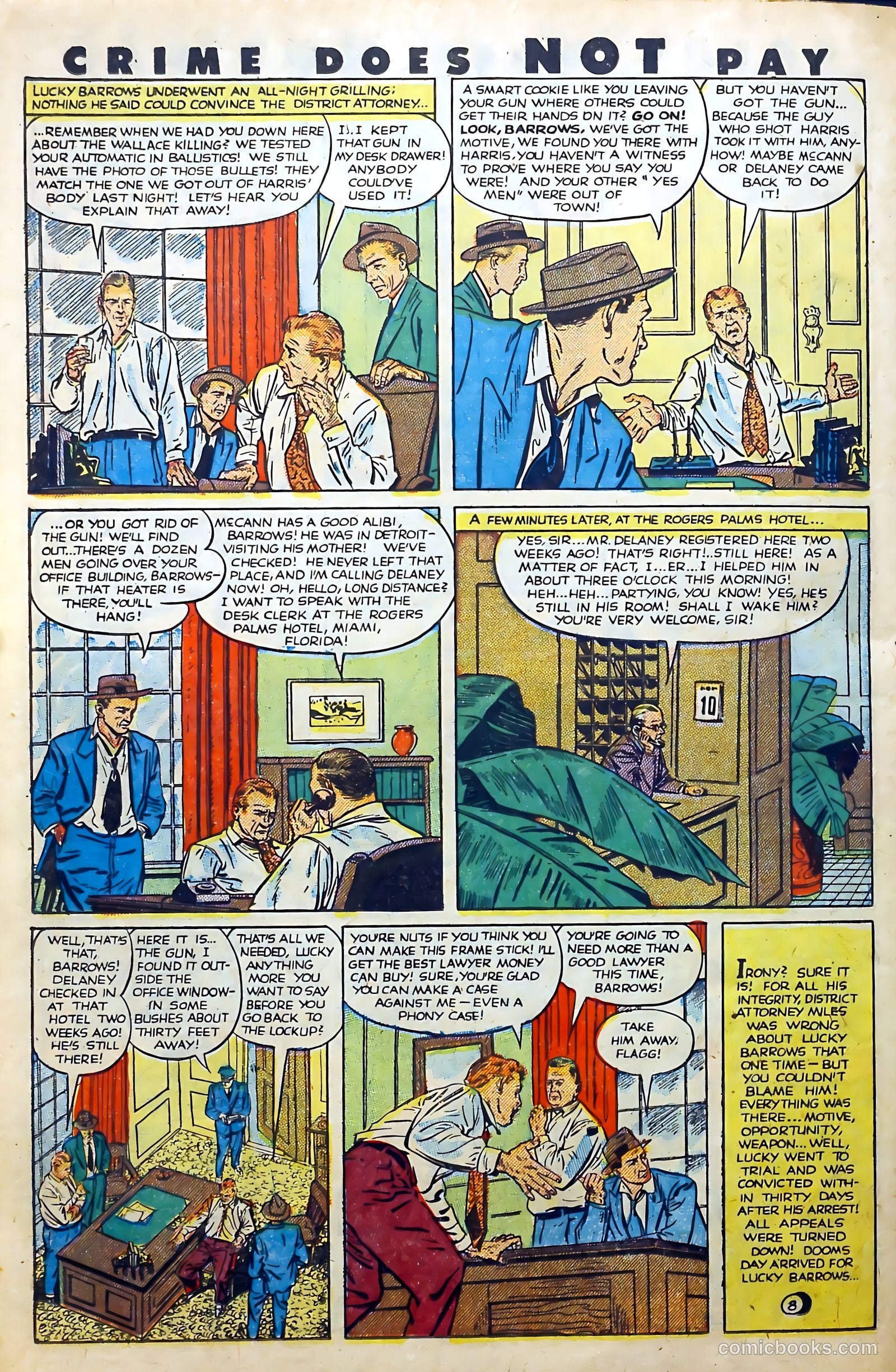 Crime Does Not Pay #99 (1951) — page 36 of 53