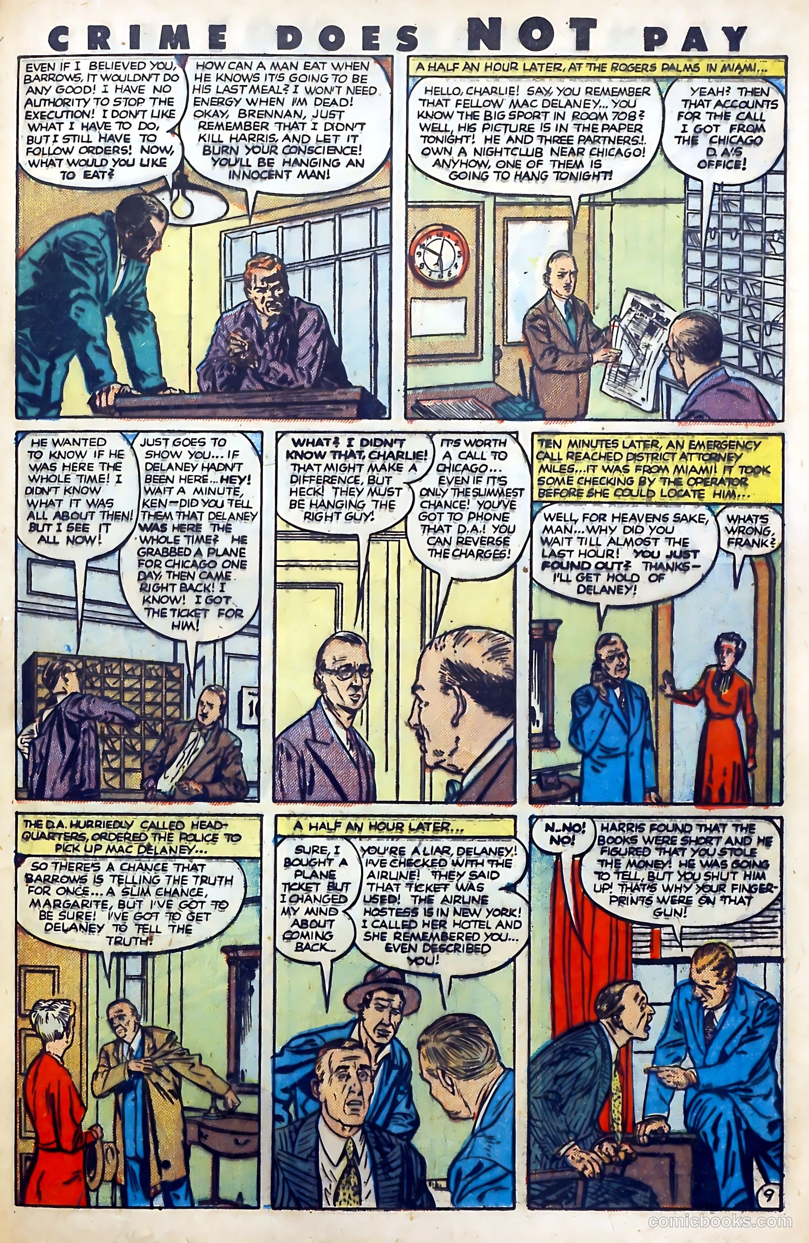 Crime Does Not Pay #99 (1951) — page 37 of 53