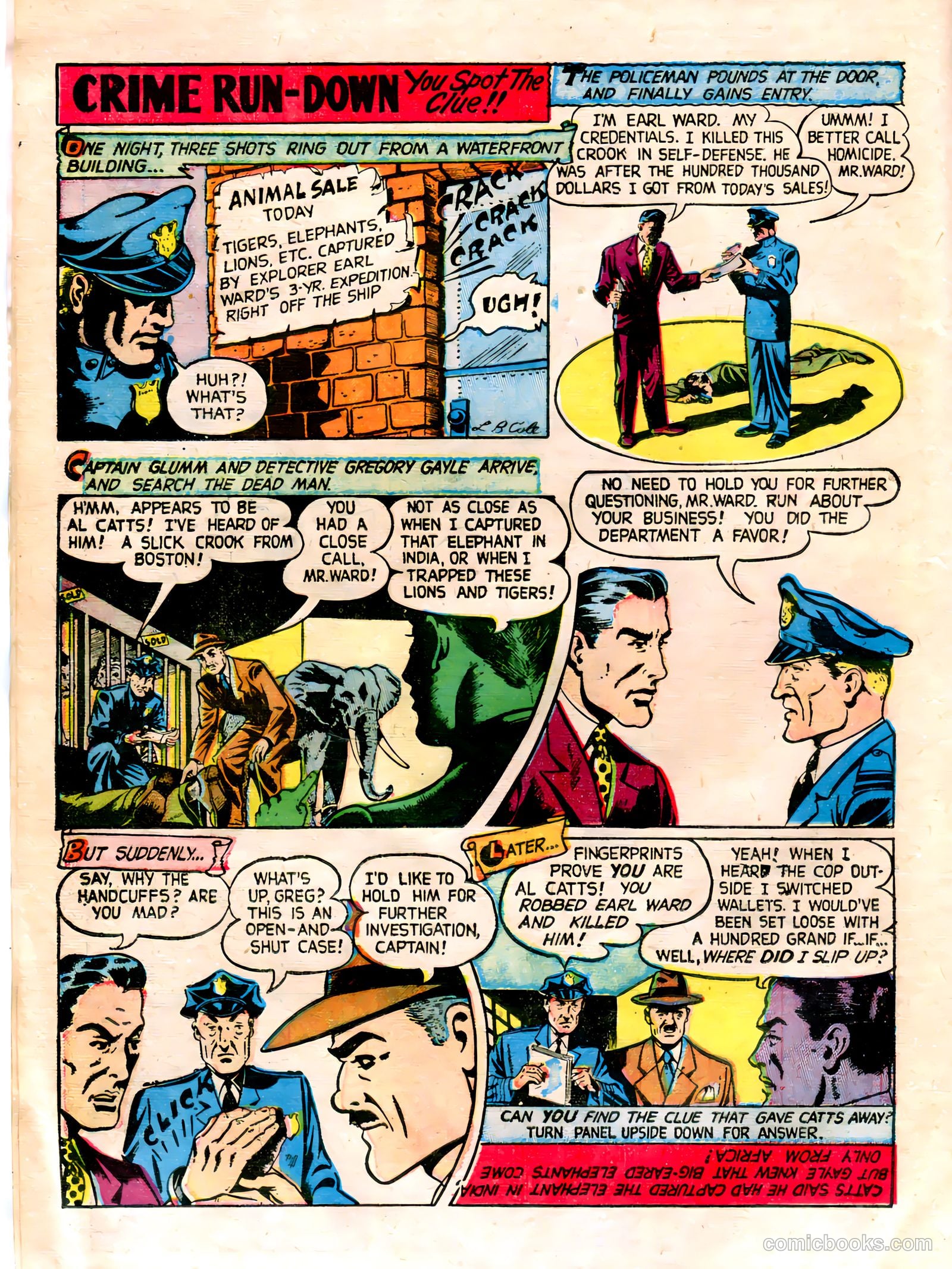 Crime Fighting Detective #11 (1950) — page 10 of 36