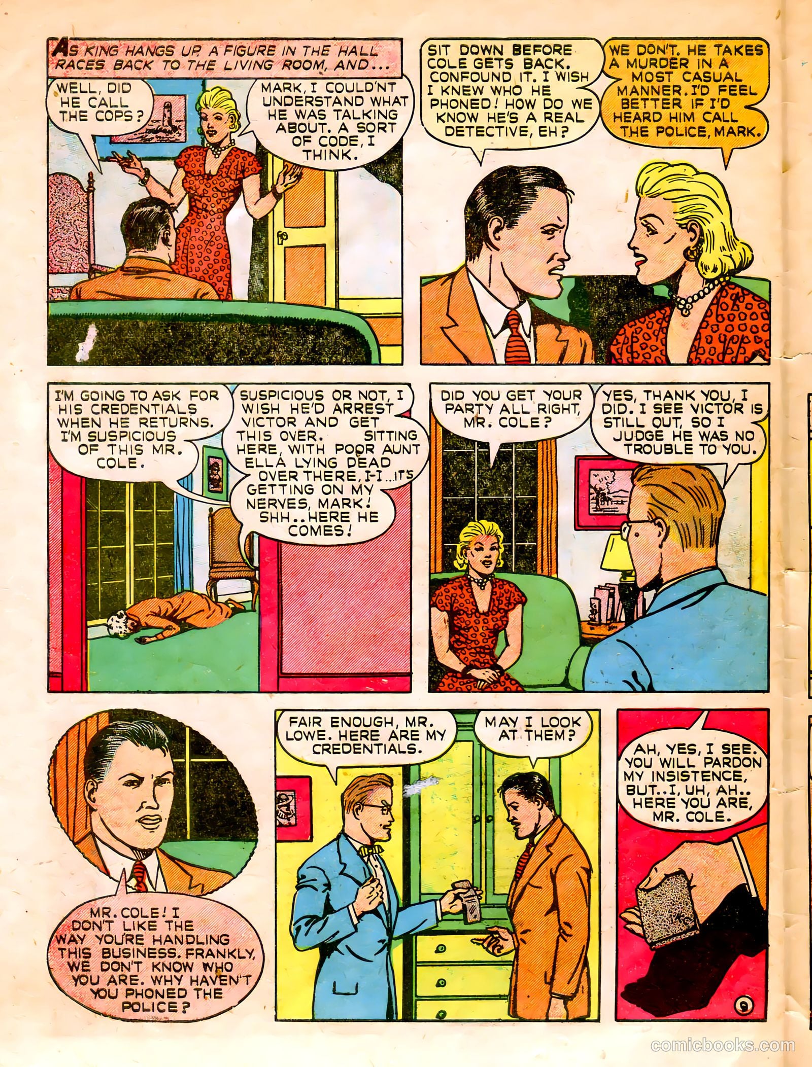 Crime Fighting Detective #12 (1950) — page 30 of 36