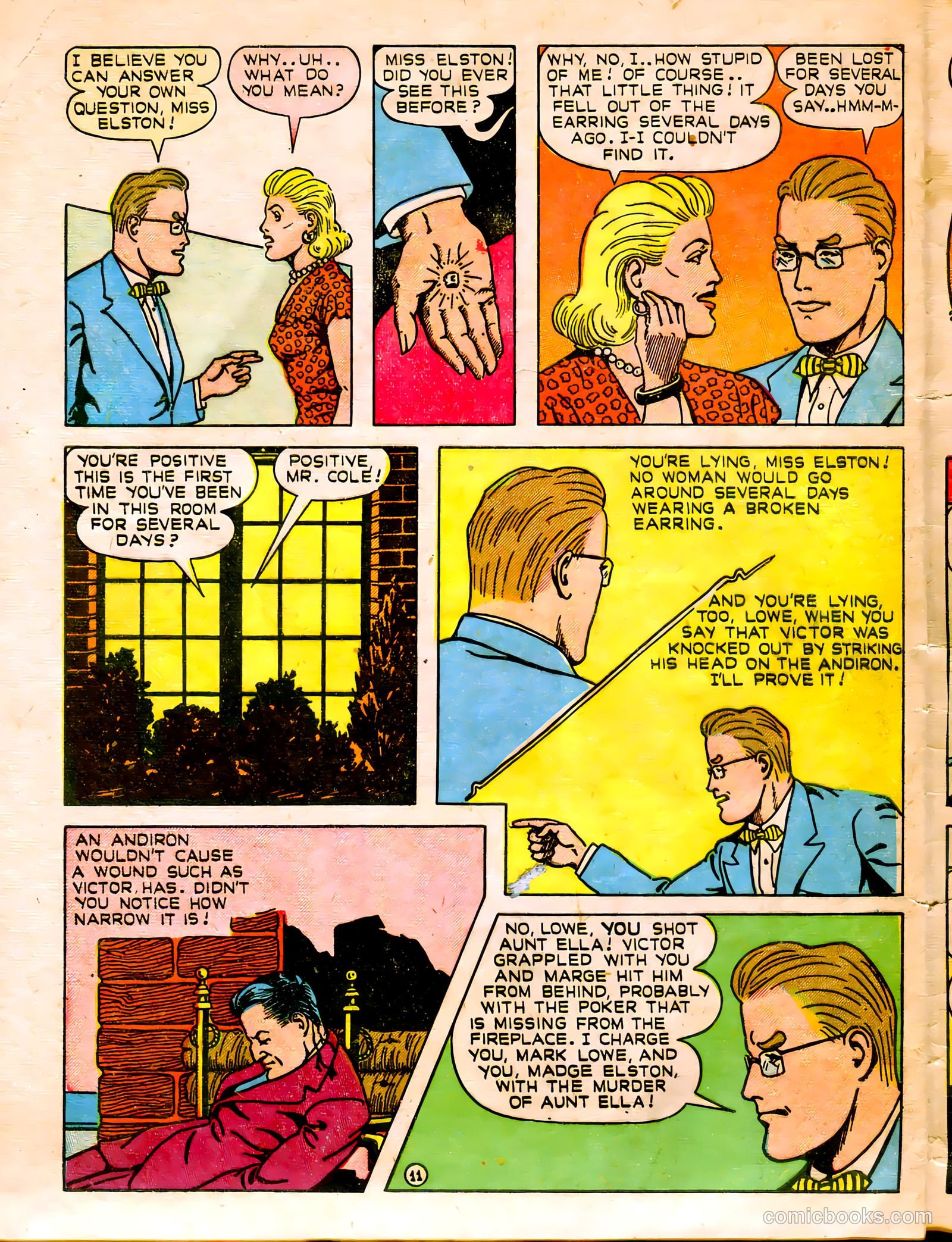 Crime Fighting Detective #12 (1950) — page 32 of 36