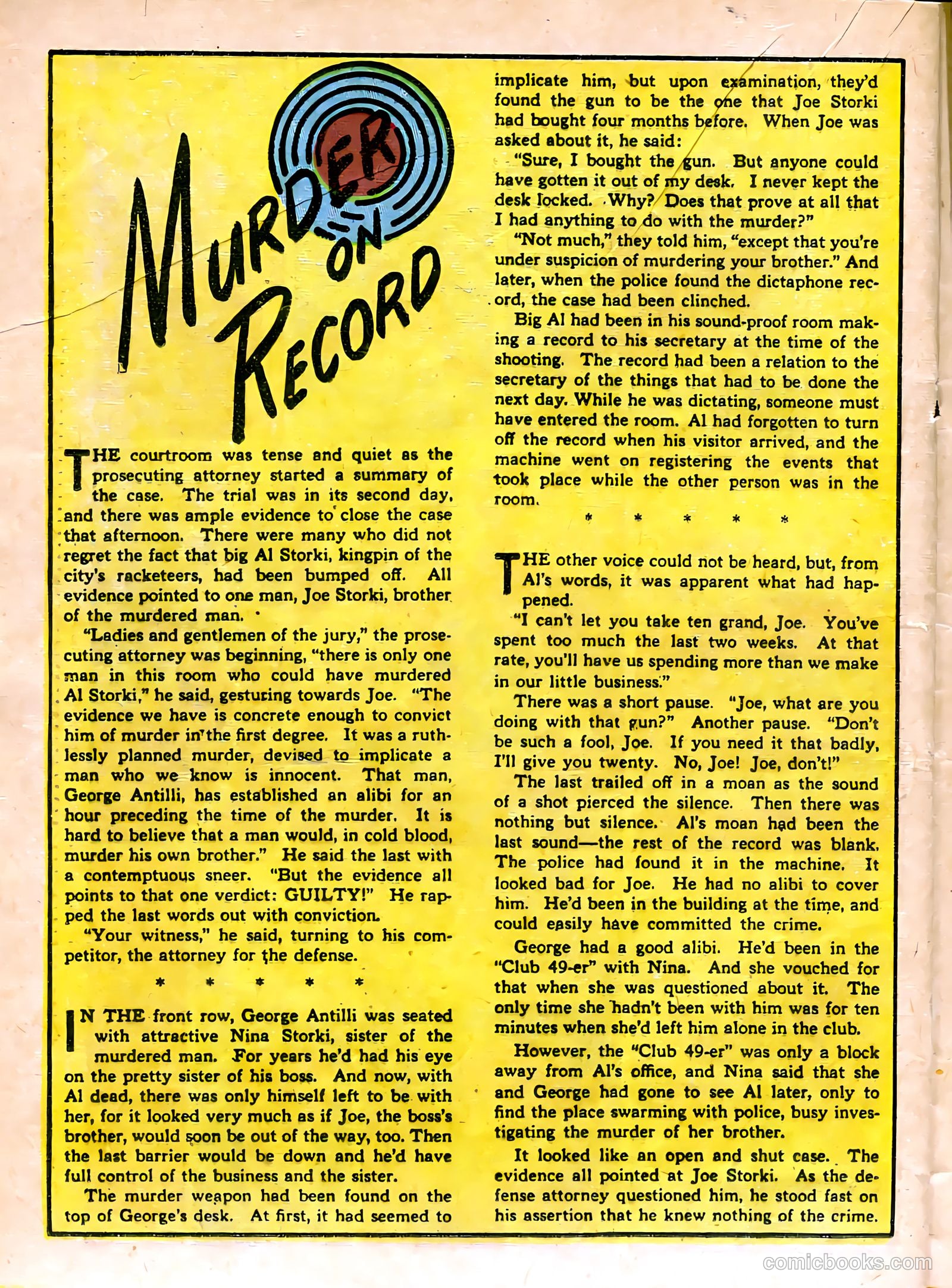 Crime Fighting Detective #13 (1950) — page 20 of 36