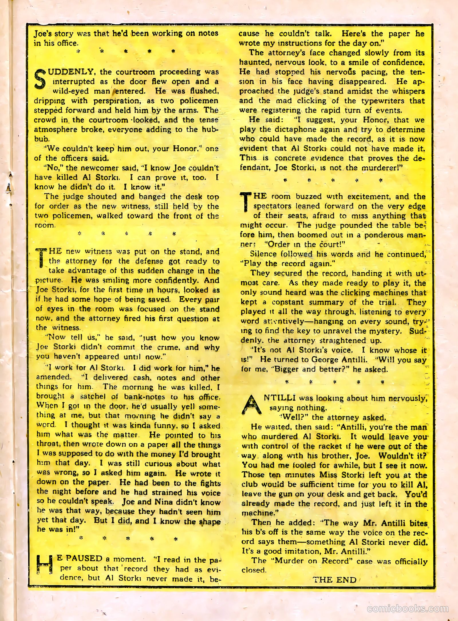 Crime Fighting Detective #13 (1950) — page 21 of 36
