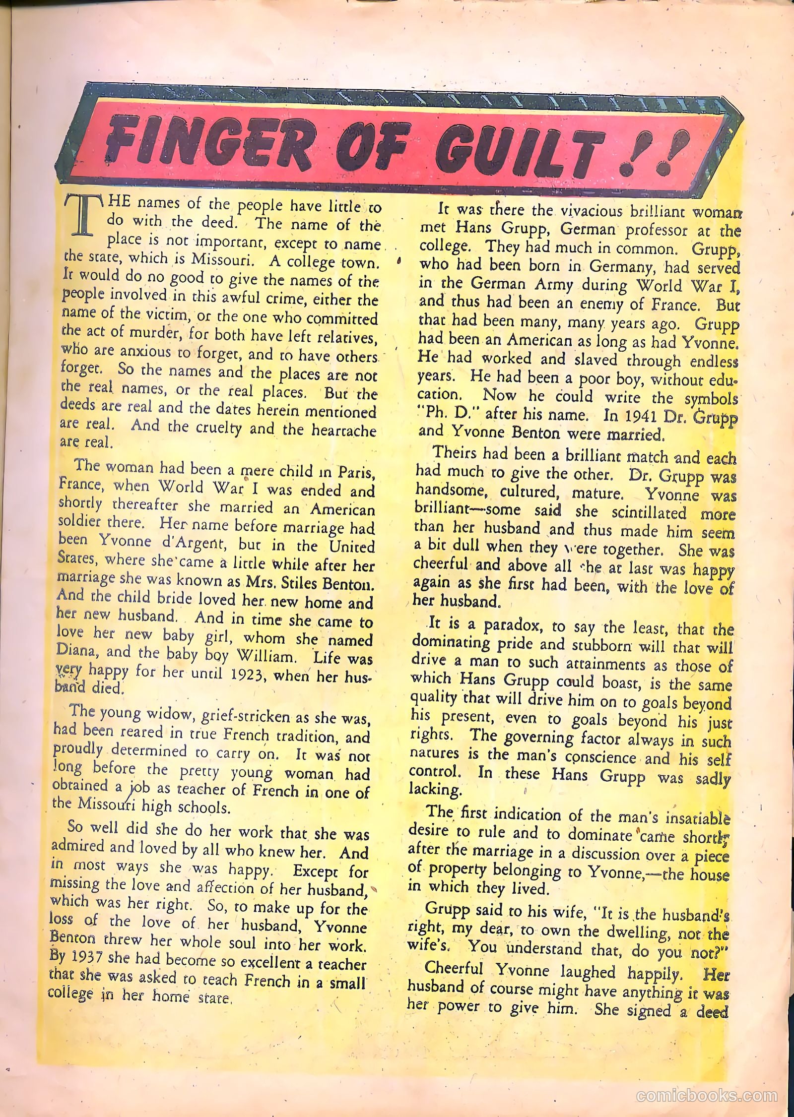 Crime Fighting Detective #19 (1952) — page 15 of 36
