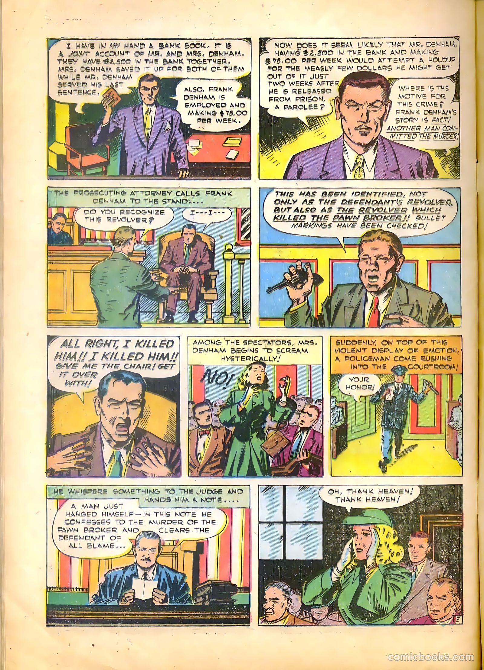 Crime Fighting Detective #19 (1952) — page 32 of 36