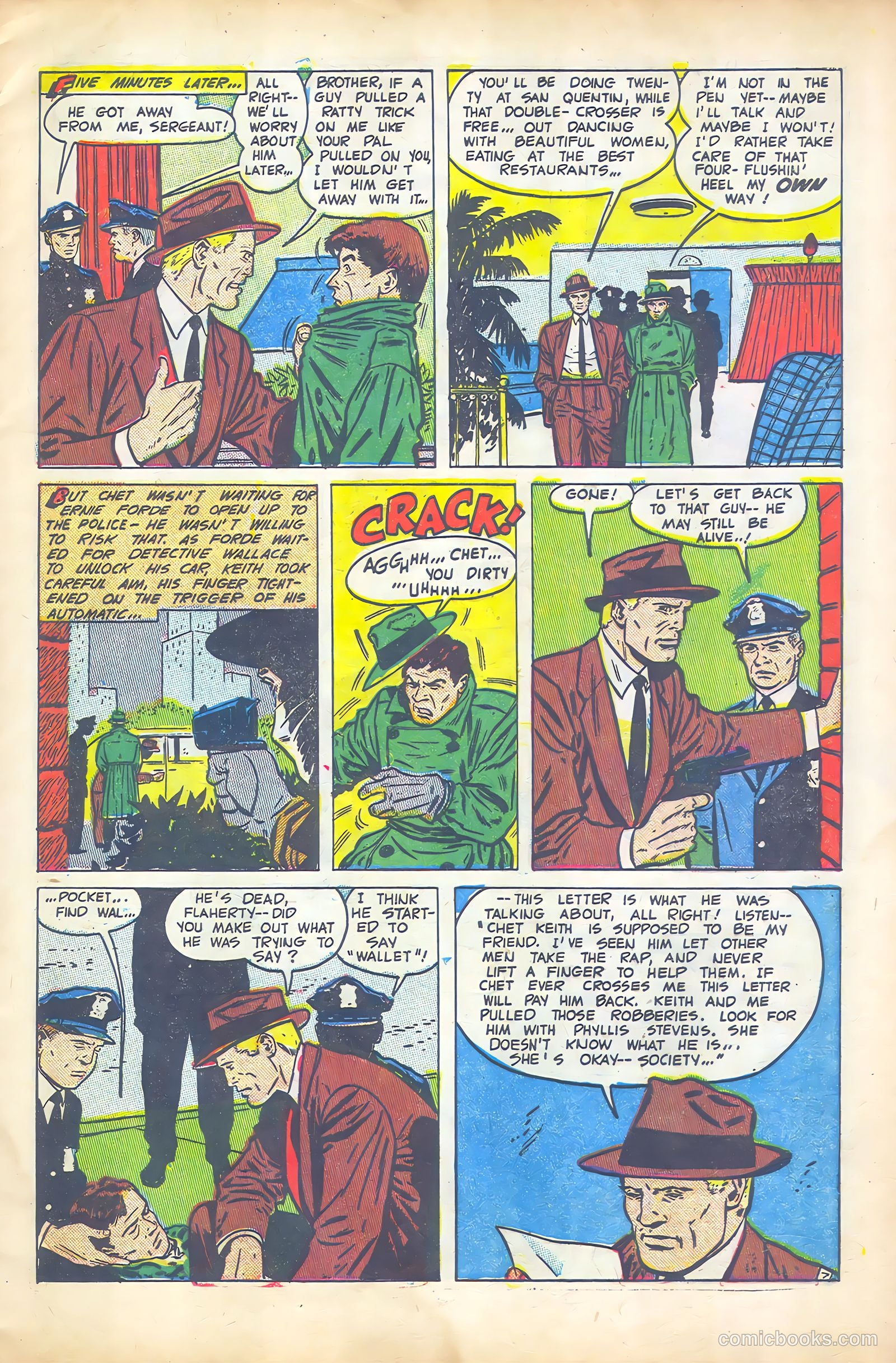 Crime Files #5 (1952) — page 9 of 36