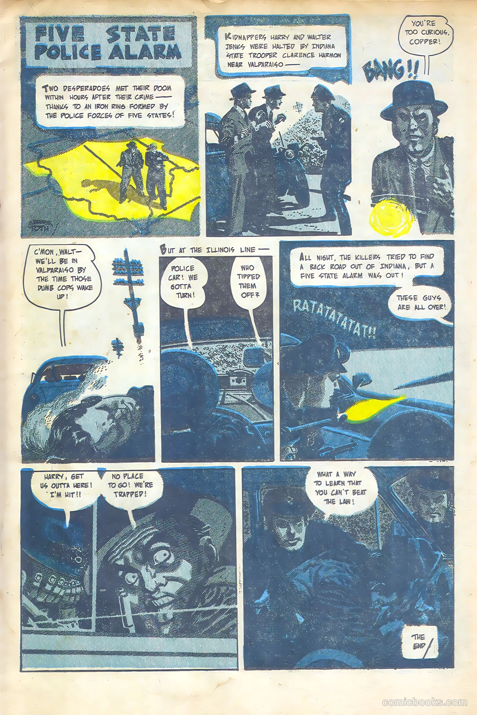 Crime Files #5 (1952) — page 19 of 36