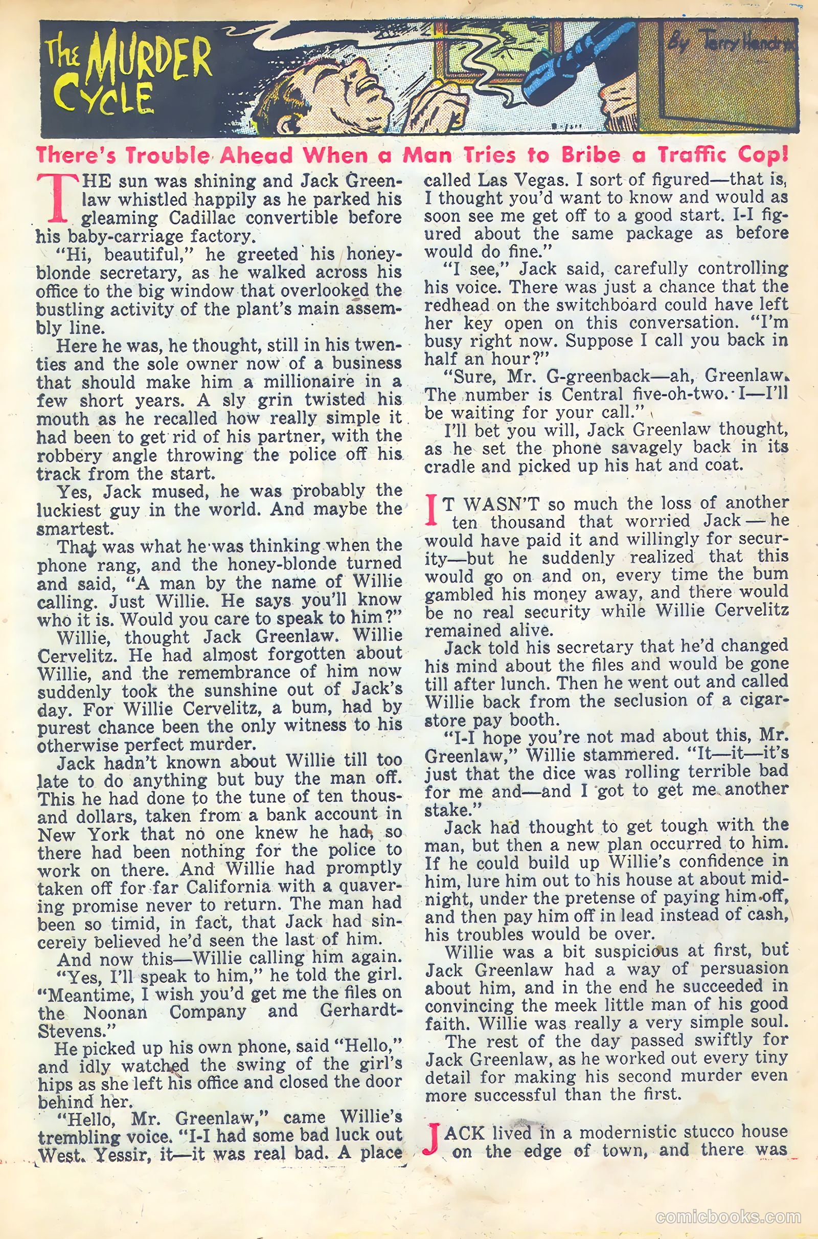 Crime Files #5 (1952) — page 20 of 36