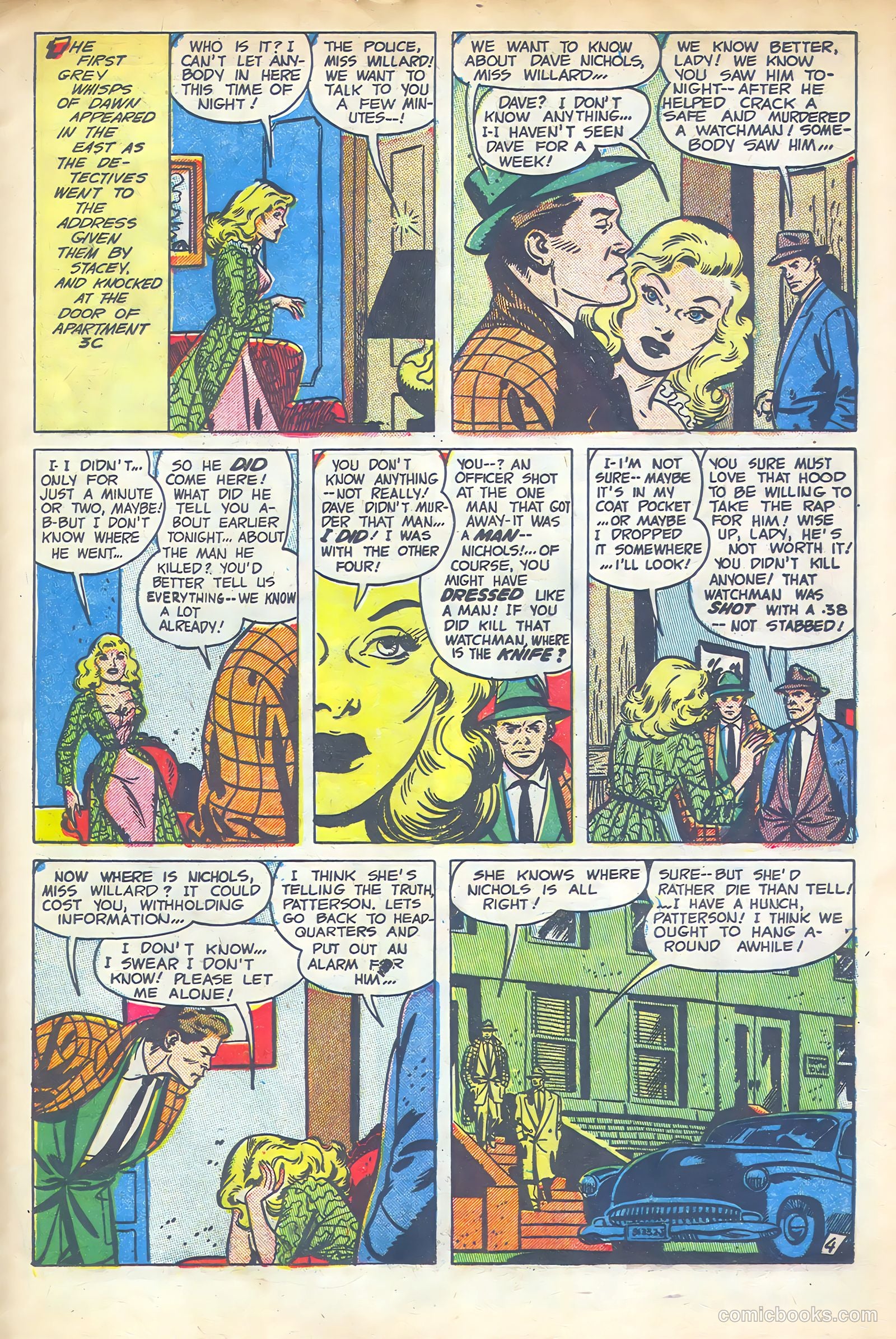 Crime Files #5 (1952) — page 25 of 36